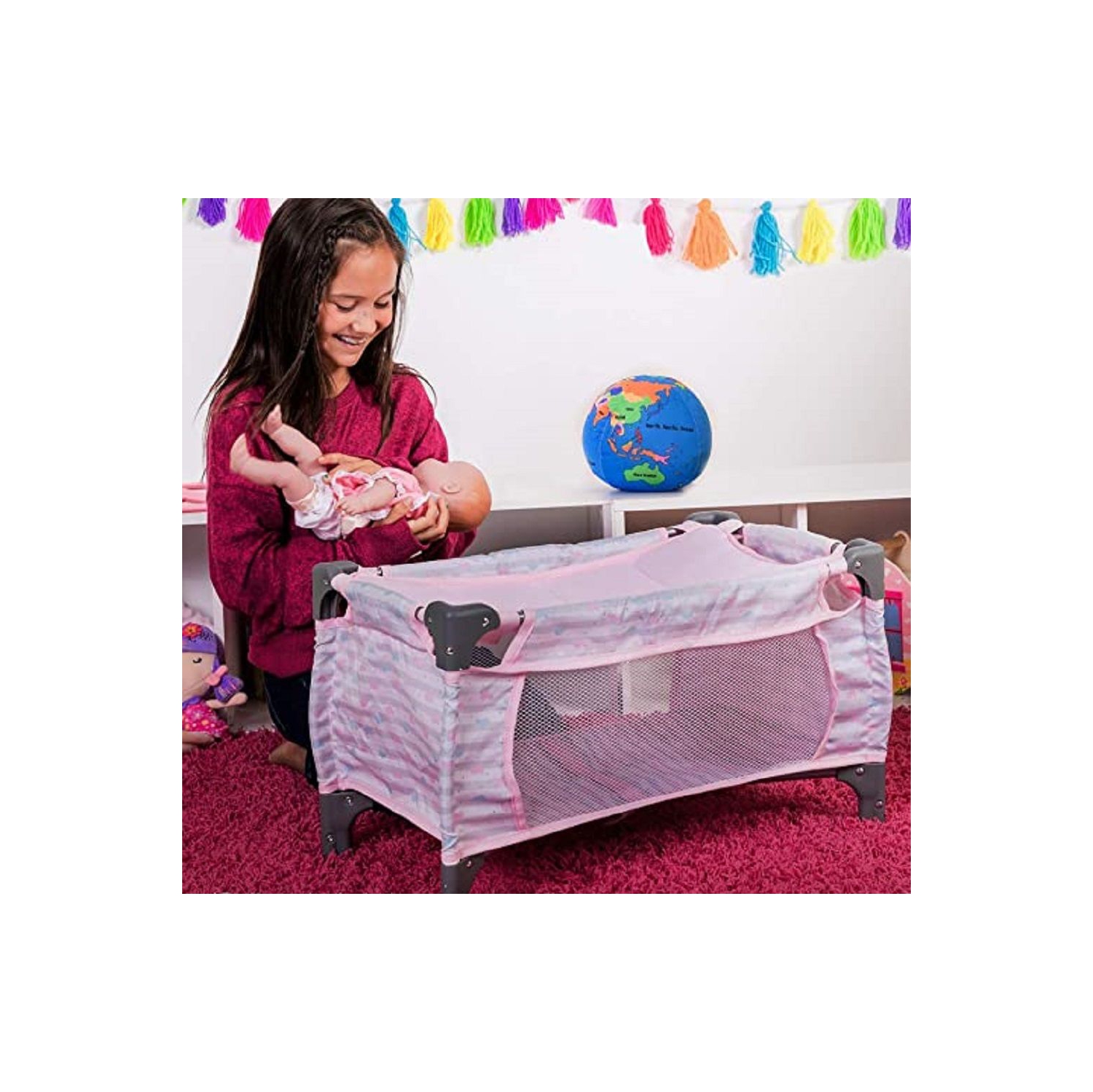 Deluxe Pack N Play Pink