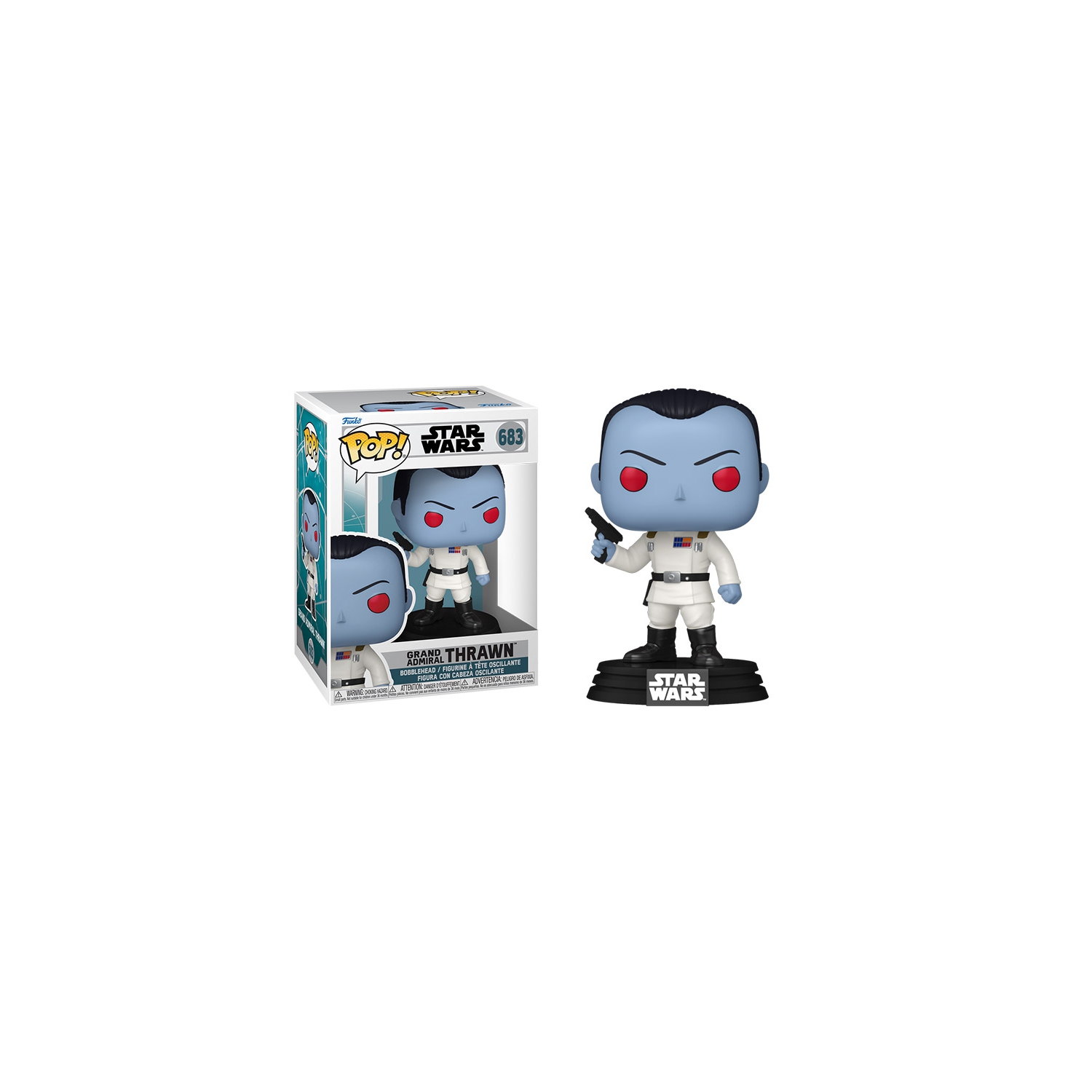 Funko Pop! Star Wars: Ahsoka Vinyl Bobble-Head Grand Admiral Thrawn #683