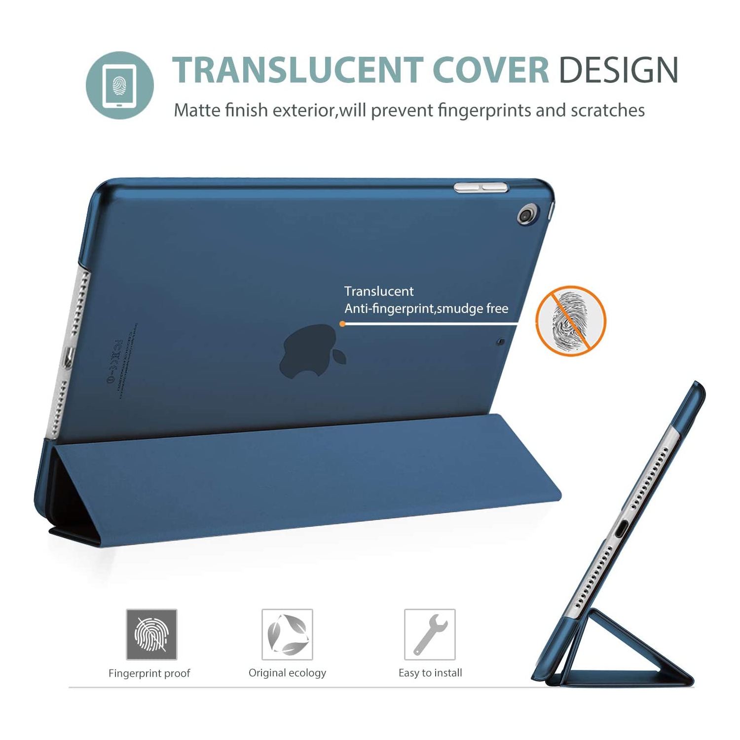 Étui Smart Folio pour iPad de 11ᵉ génération (A16) 2025 et pour iPad de 10ᵉ génération de 10,9 po - Bleu