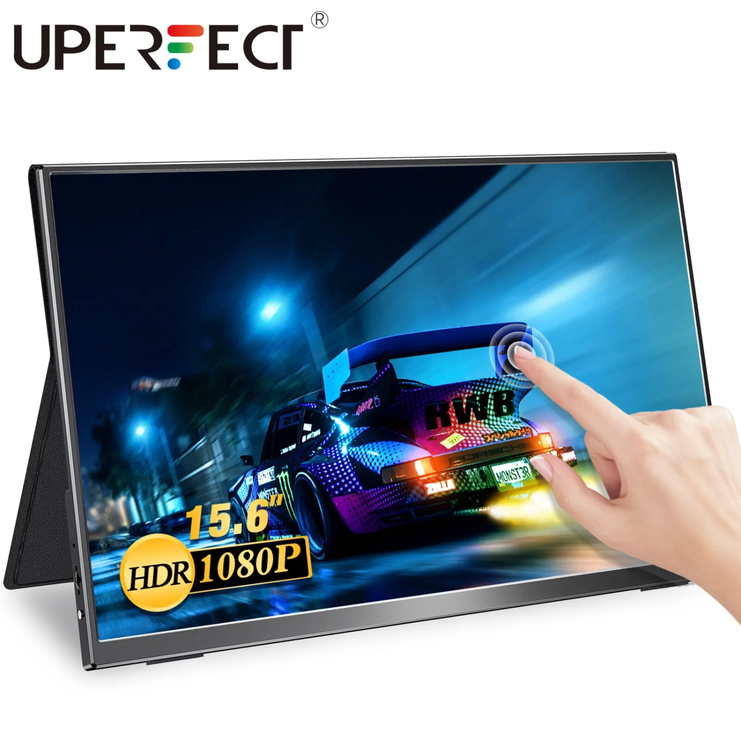 UPERFECT Portable Laptop Monitor Touchscreen 15.6" HDMI USB C External Computer Display