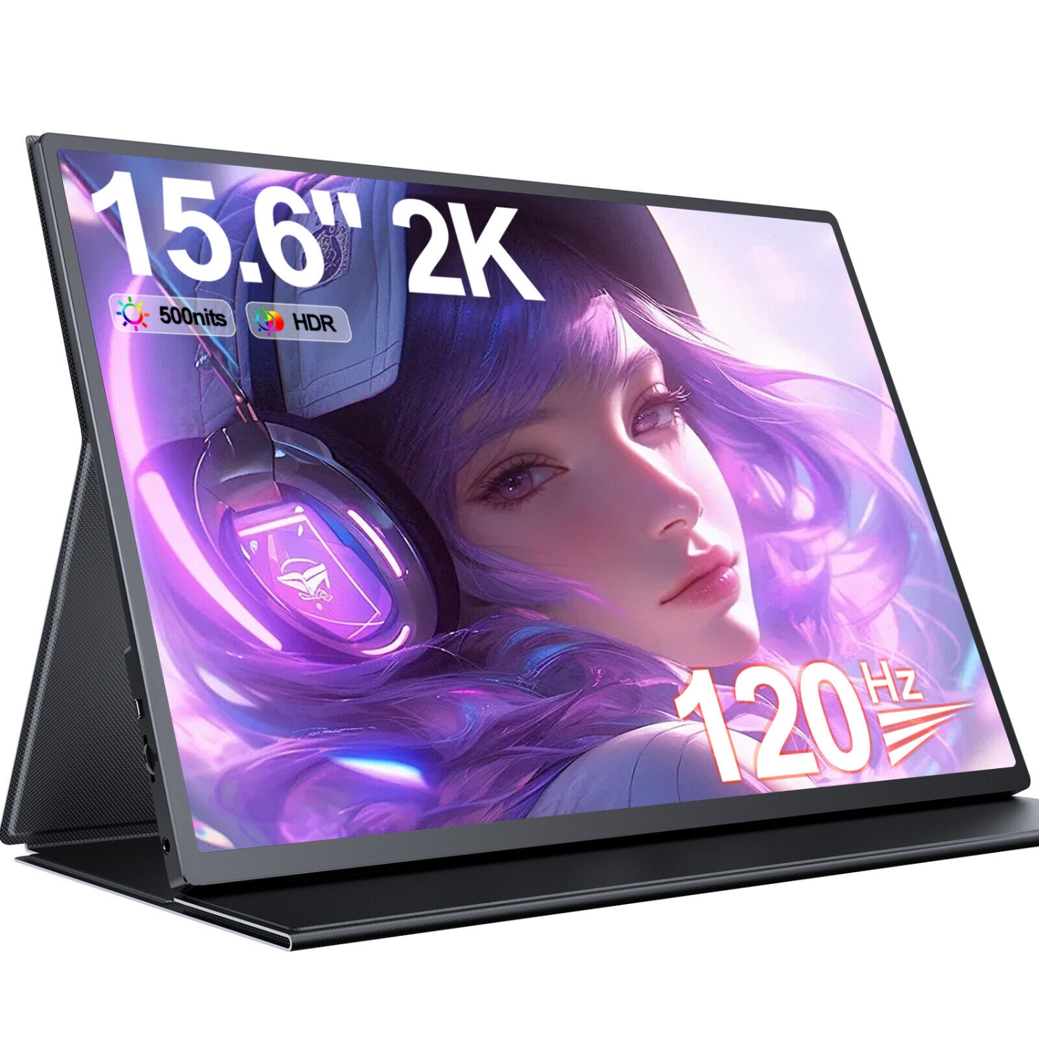 Refurbished Excellent UPERFECT 15.6" 2K 120Hz Portable Monitor Gaming Display 15.6" 16:9 2K QHD For Game