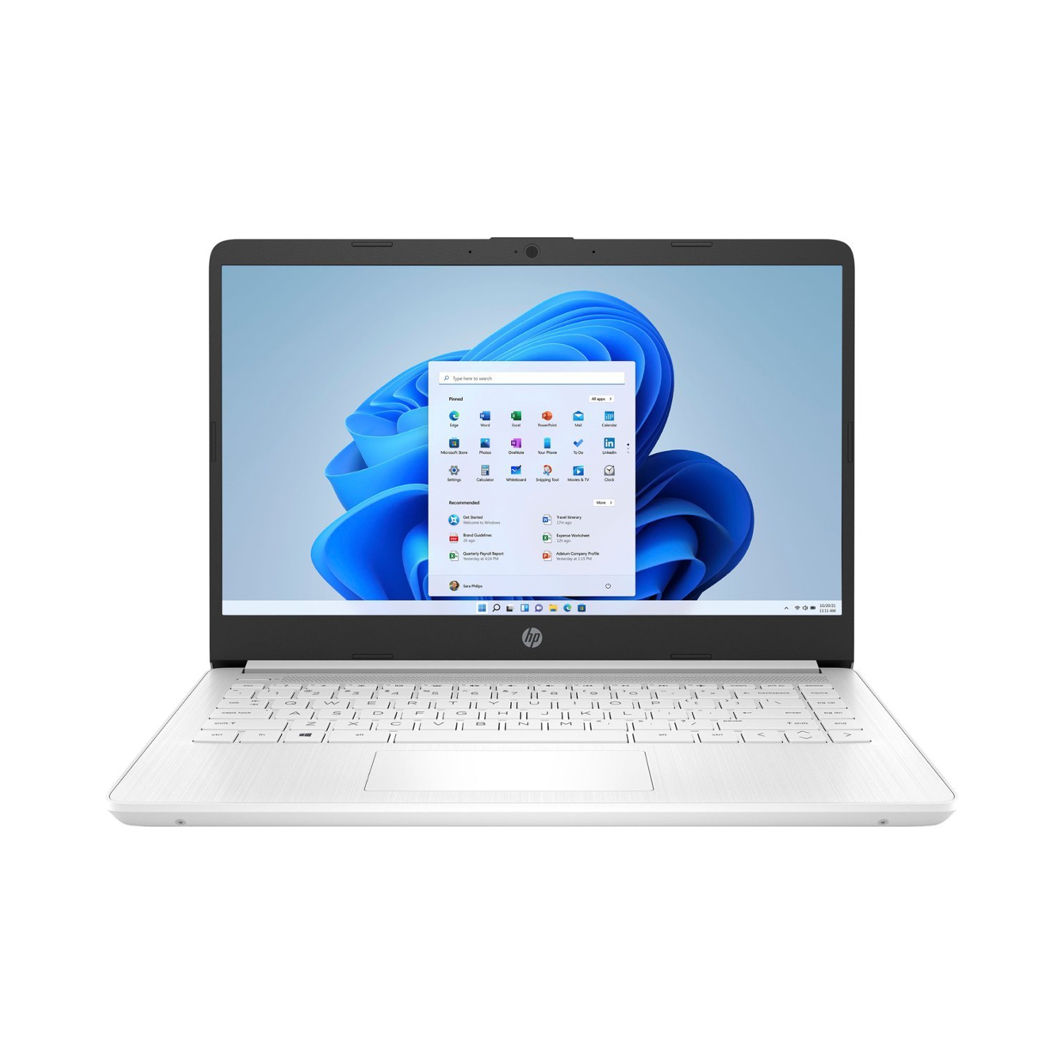 HP Stream 14" Laptop PC - Intel Celeron N4120, 8GB RAM, 64GB eMMC, White, Windows 11 (S Mode), Comes with One Year of Microsoft 365 Subscription