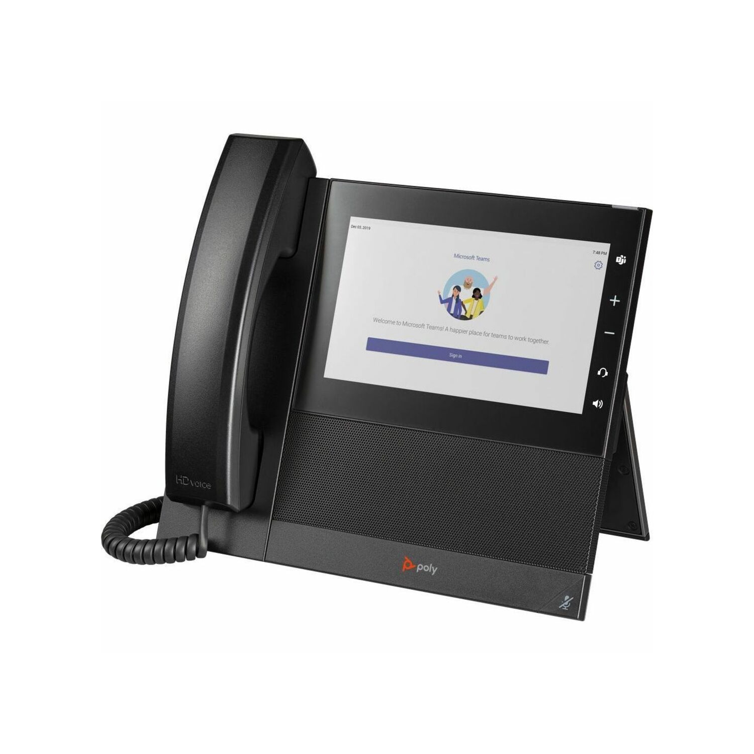 HP Poly CCX 600 Media IP Phone - Black