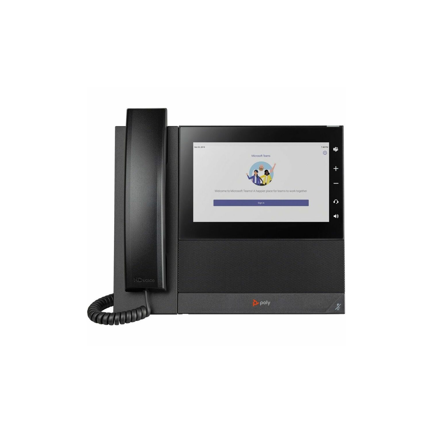 HP Poly CCX 600 Media IP Phone - Black