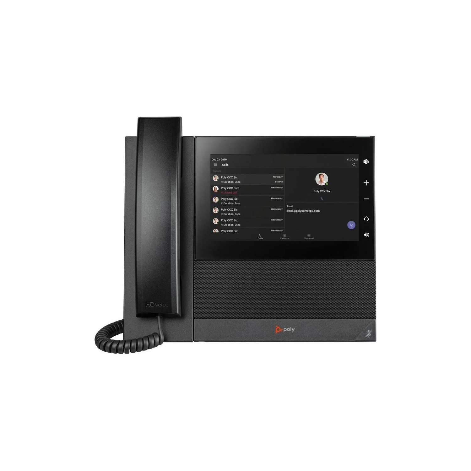 HP Poly CCX 600 Media IP Phone - Black