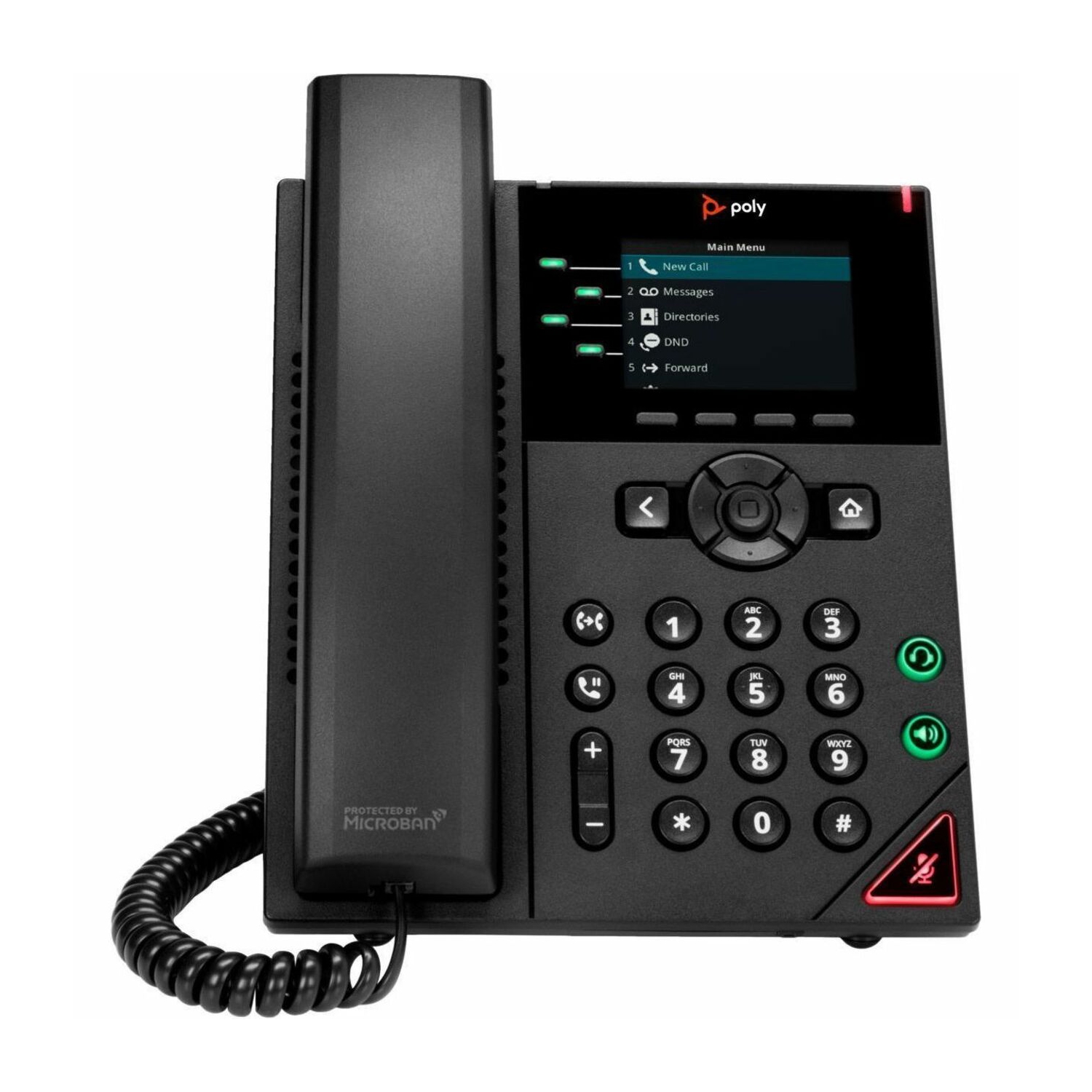 HP Poly VVX 250 IP Phone - Black