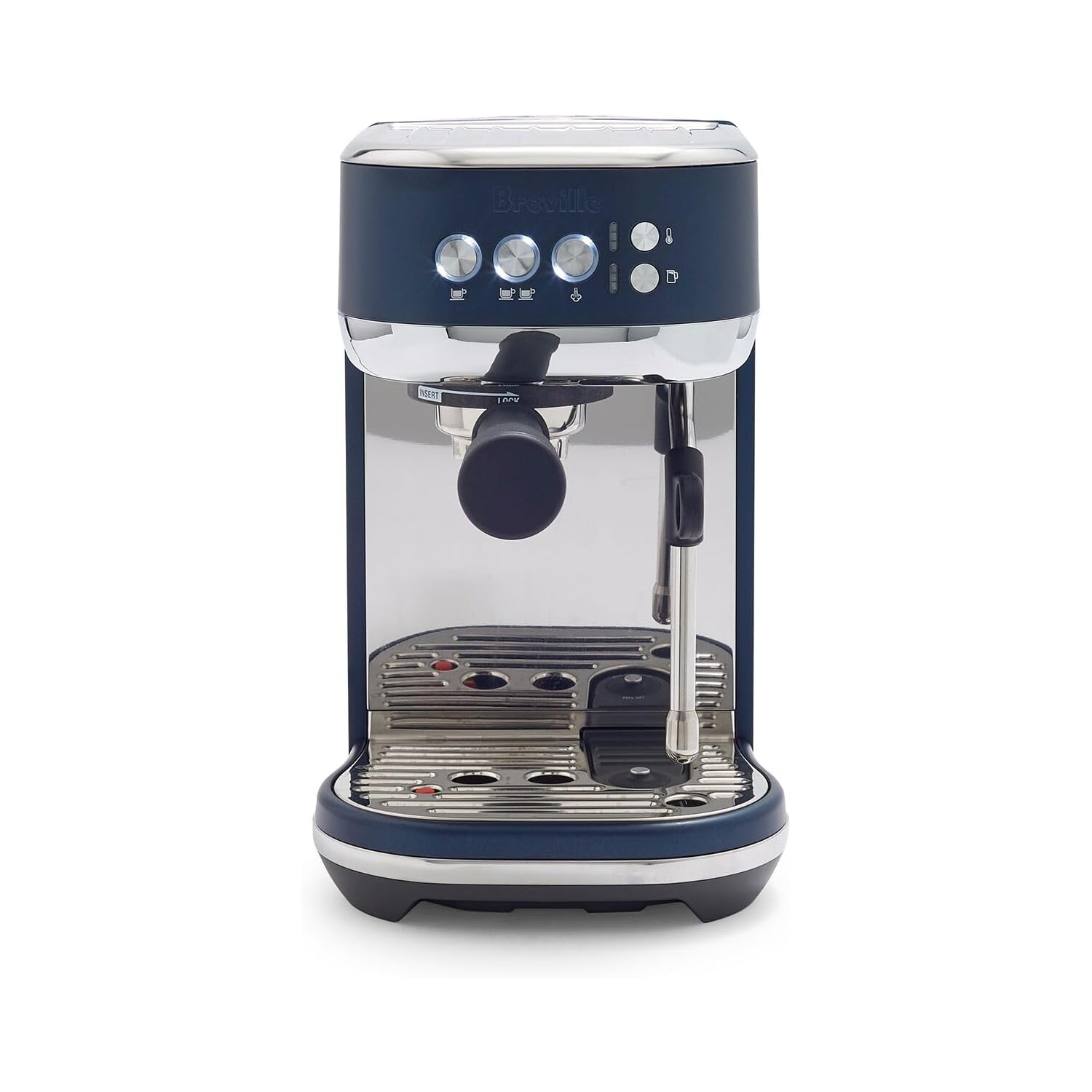 Openbox- Breville The Bambino Plus Automatic Espresso Machine- Damson Blue (BES500DBL1)