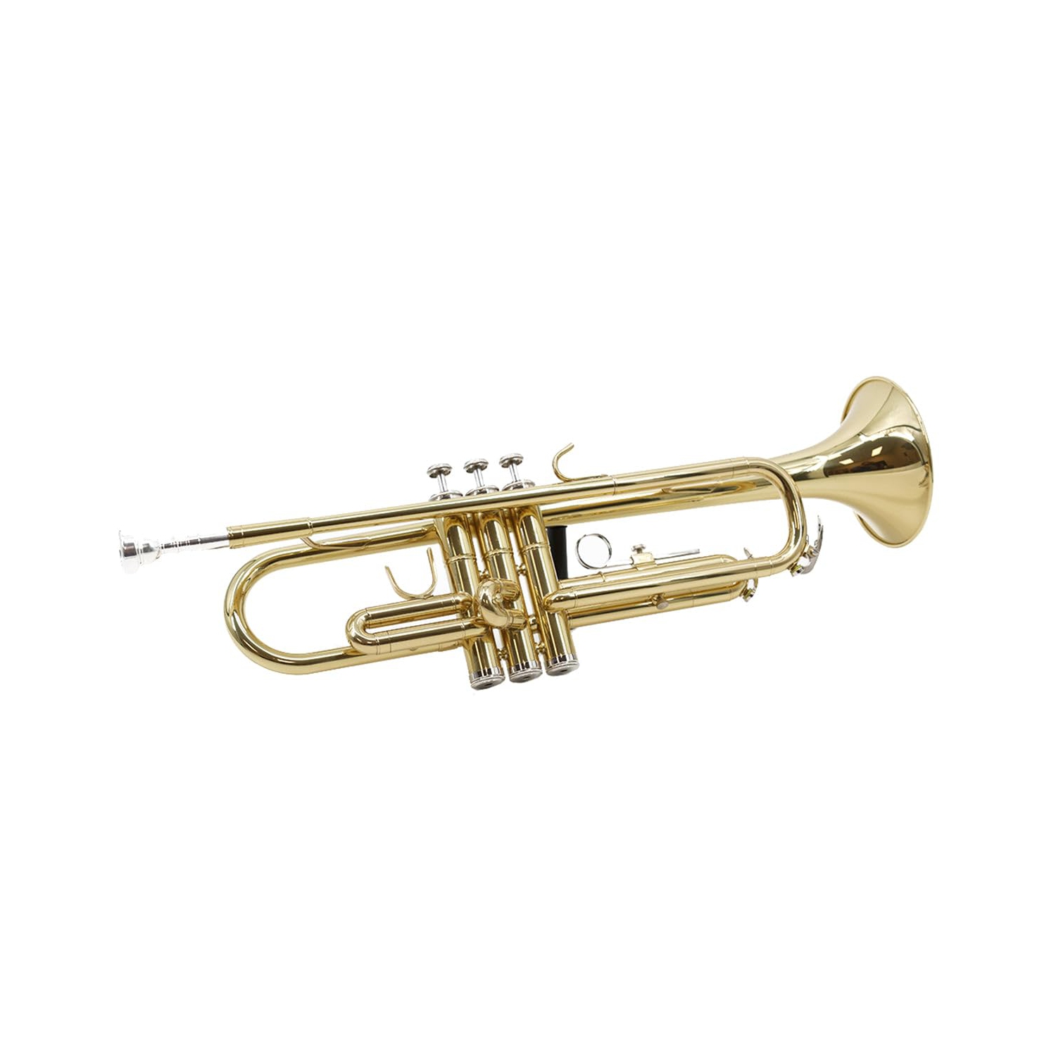 StarQuest BB Trumpet .460” Bore valves nickelées de haute précision, idéales pour les étudiants et les musiciens expérimentés, avec boîtier rigide et