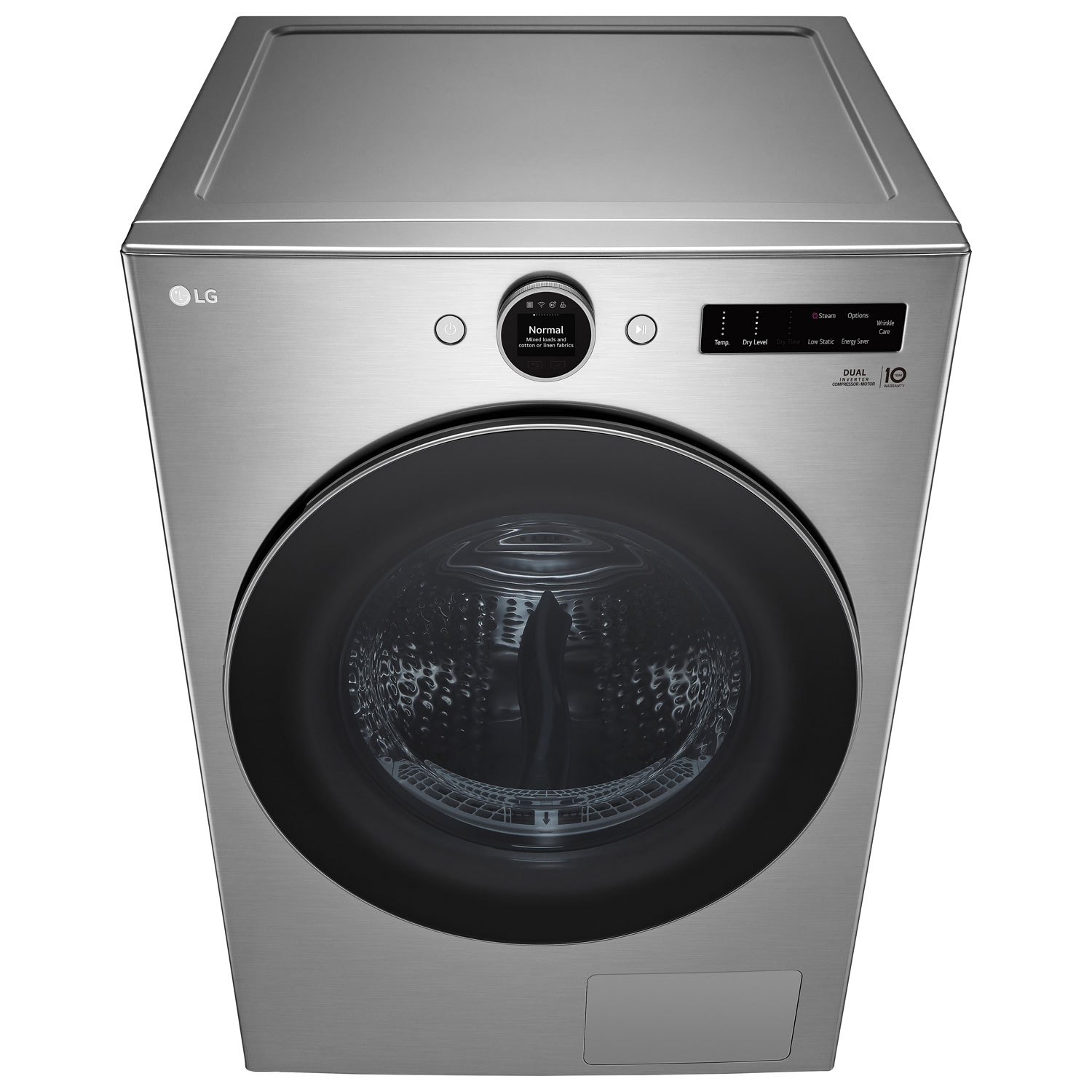 LG 7.8 Cu. Ft. Heat Pump Electric Dryer - Graphite Steel