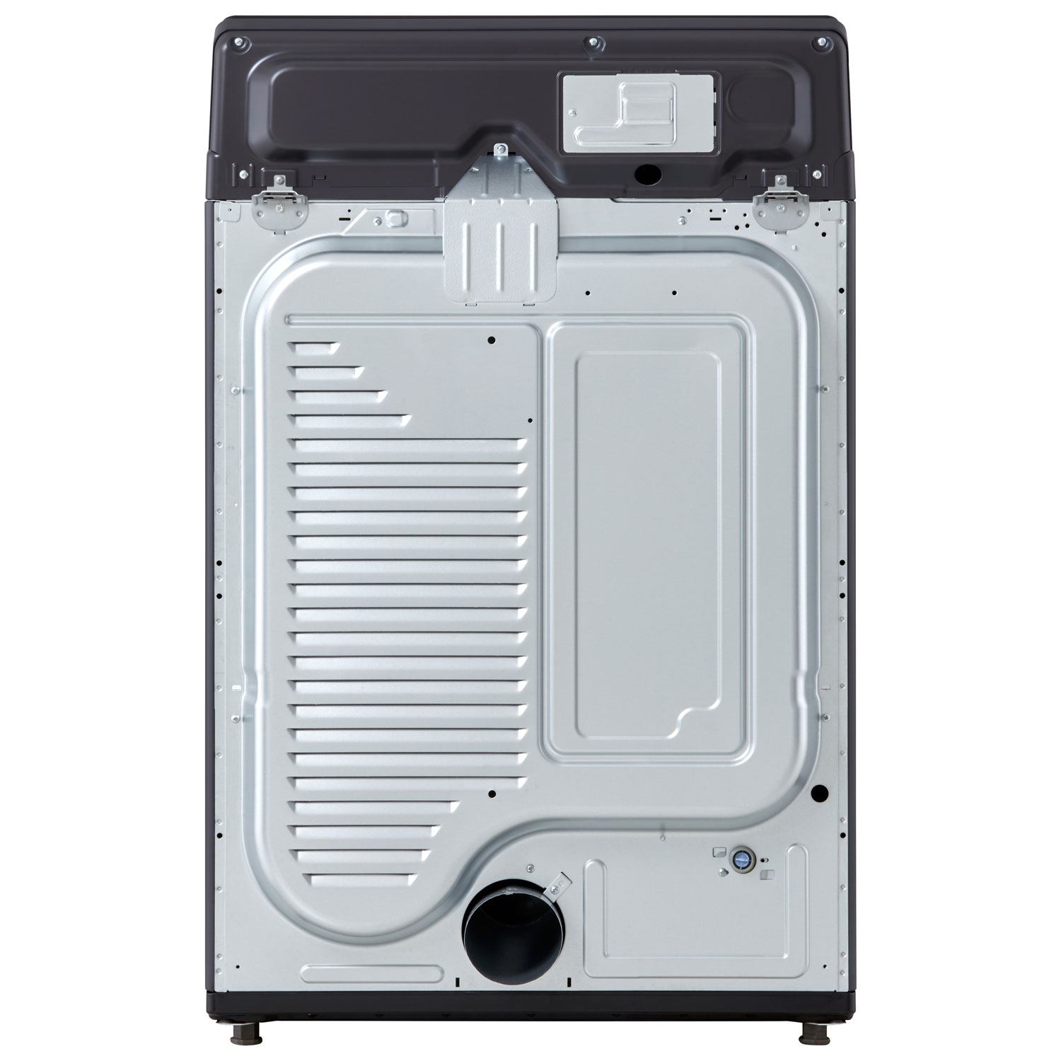 Sécheuse électrique à vapeur de 7,3 pi³ EasyLoad de LG - Noir mat