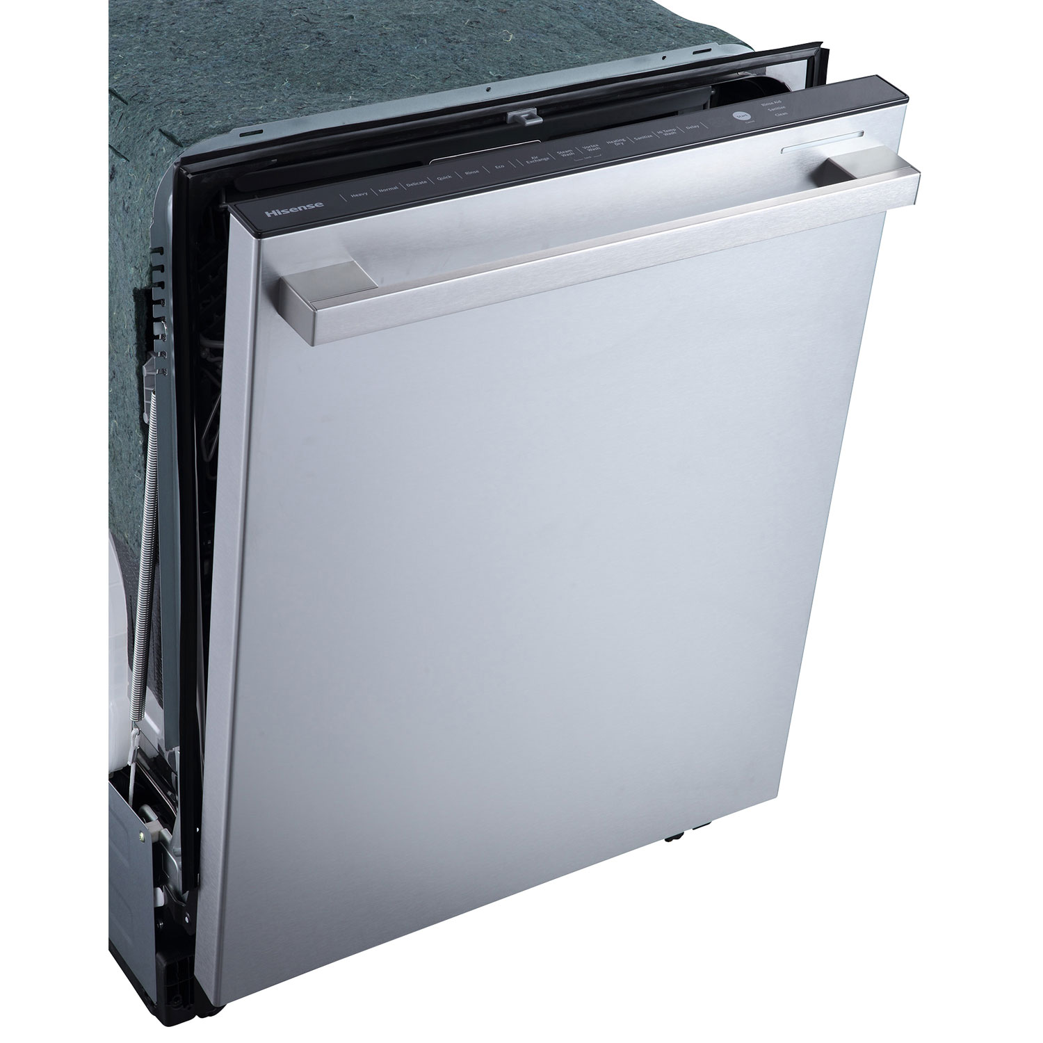 Hisense 24" 48dB Built-In Dishwasher with Third Rack - Stainless Steel