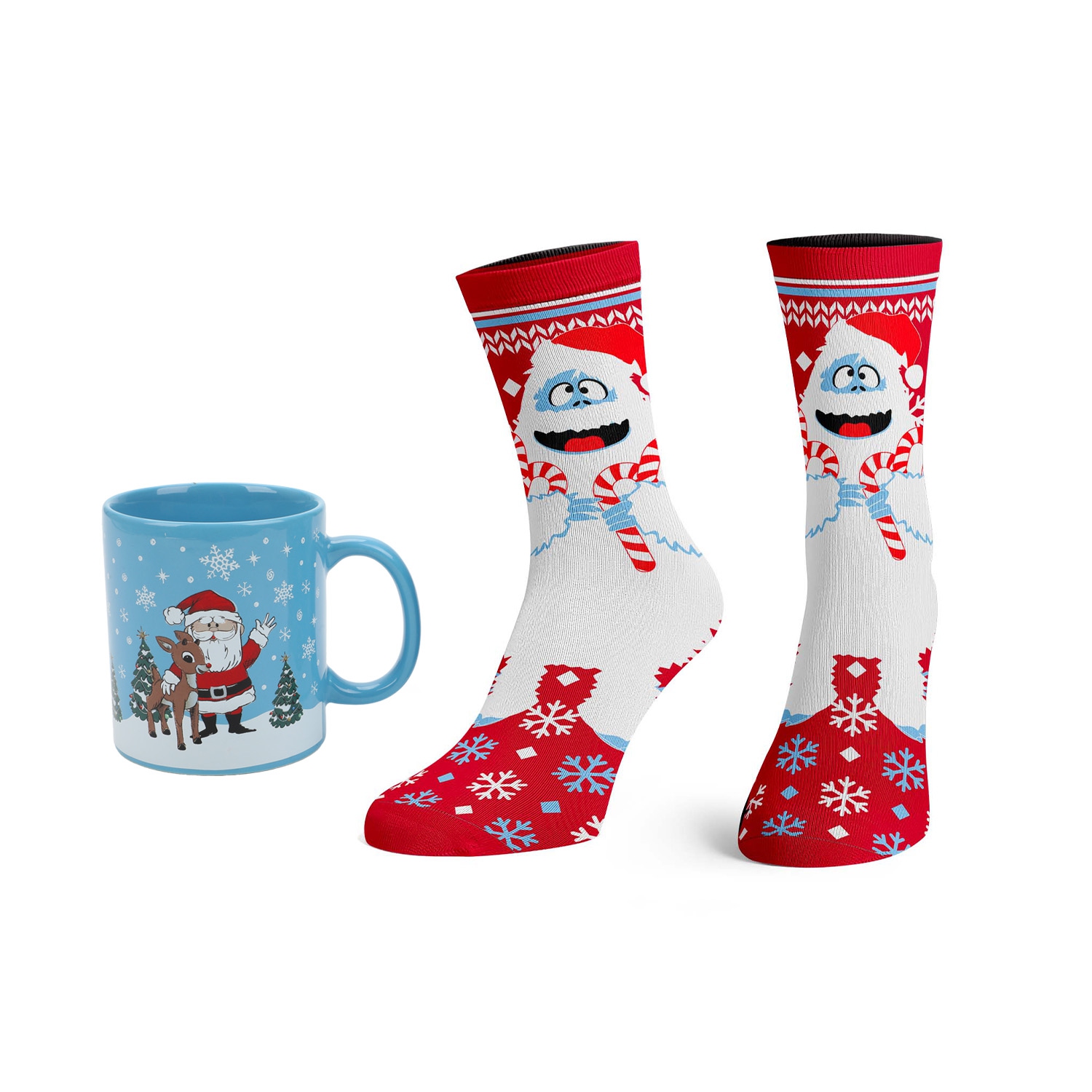 Ensemble bas et tasse 14&nbsp;oz Rudolph the Red-Nosed renne Bumble