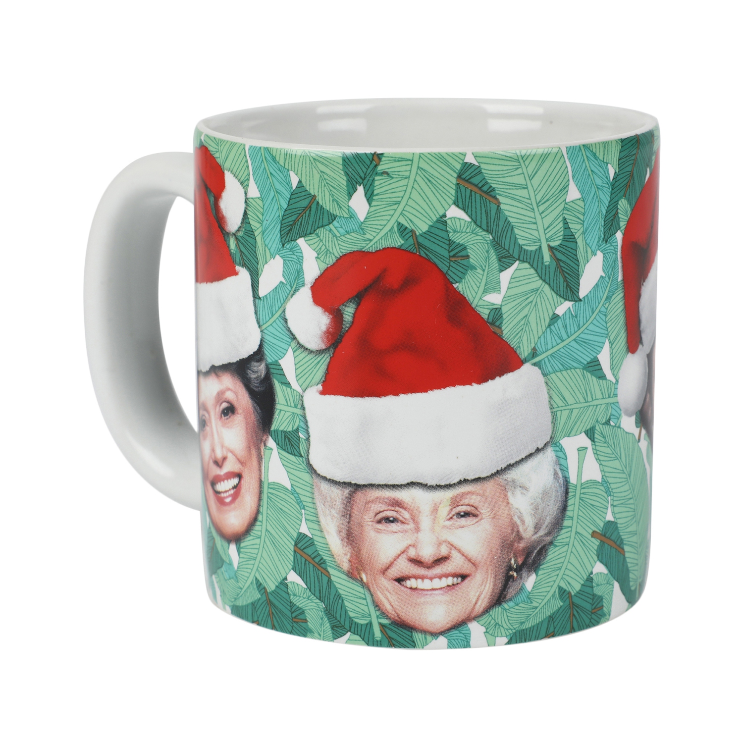 Tasse 16 oz tropicale chapeau de père Noël pour filles dorées