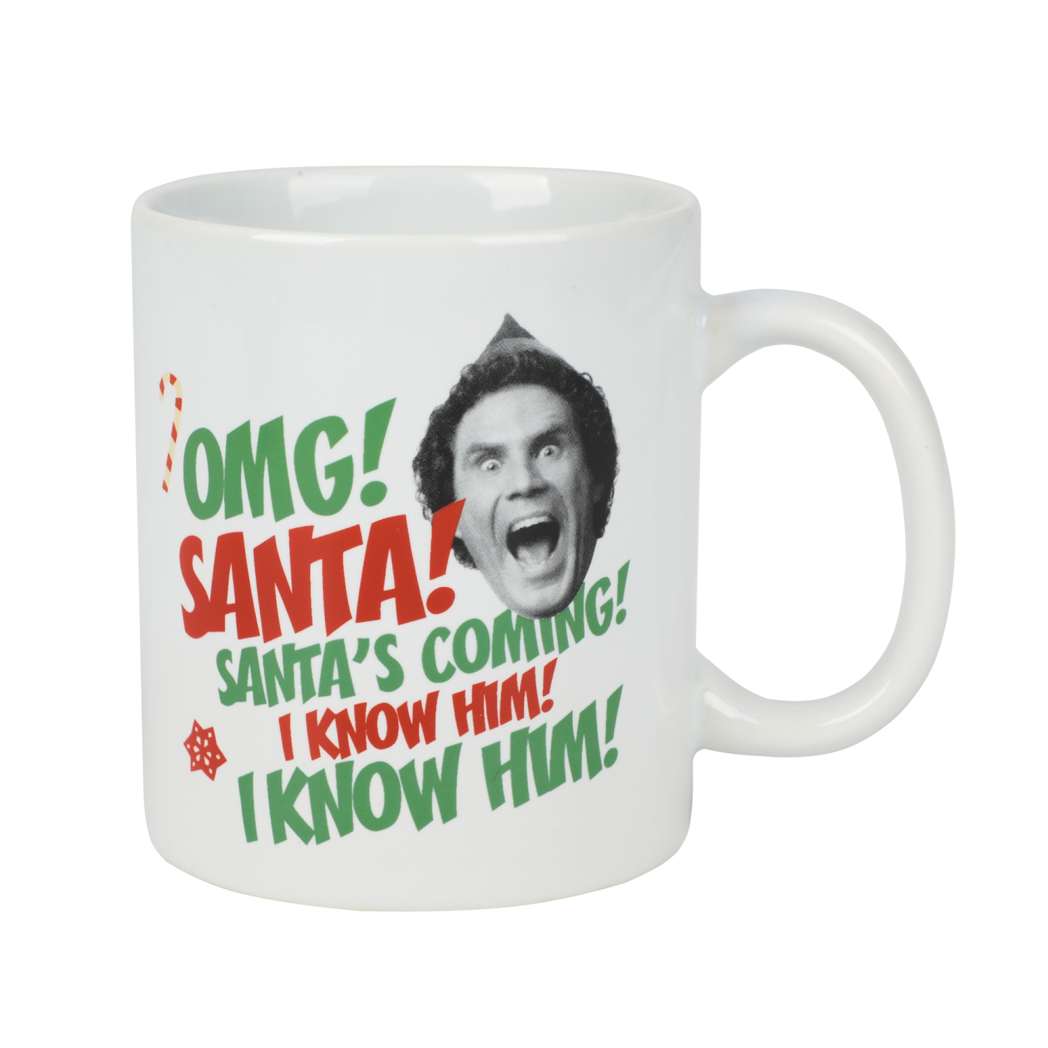 Ensemble mi-chaussettes et tasse 14&nbsp;oz Elf OMG Santa