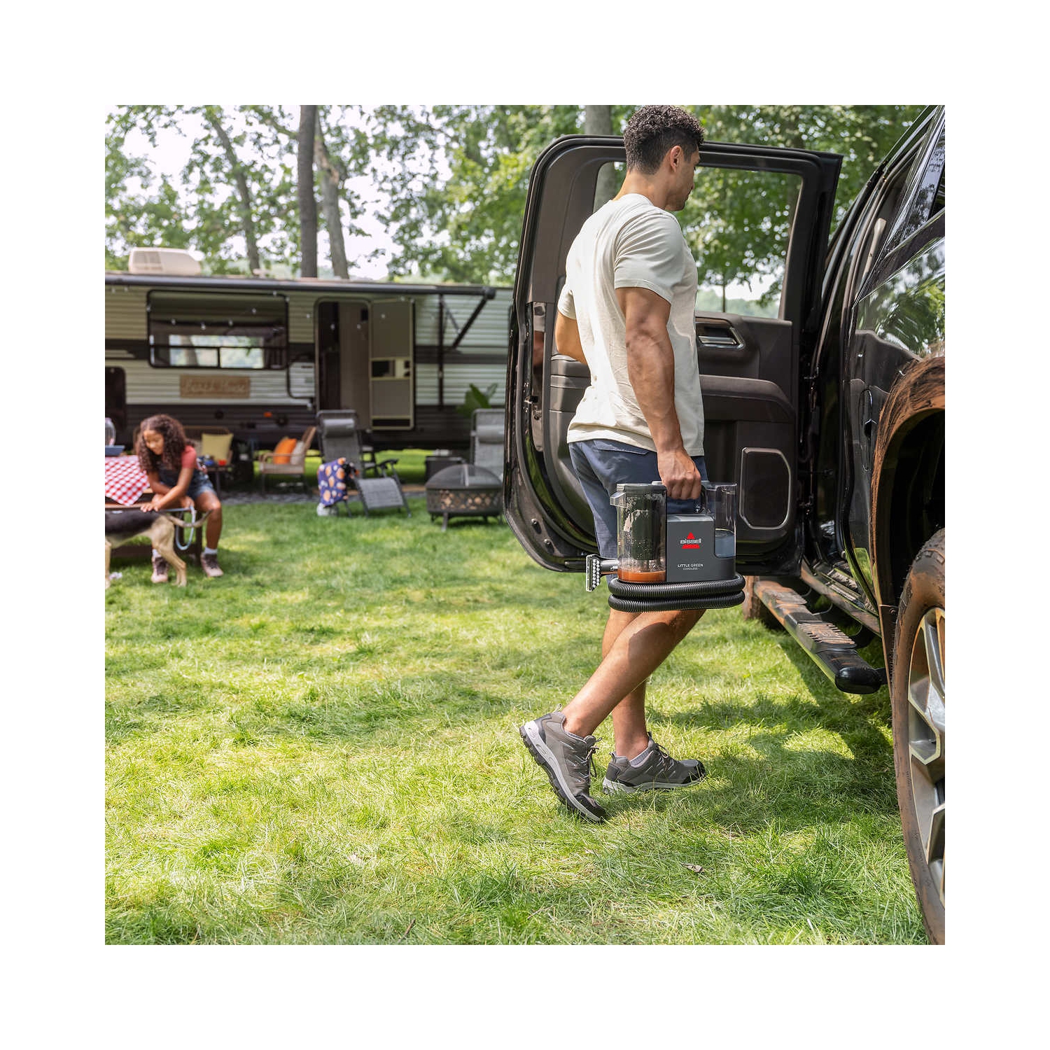 Nettoyeur de tapis portatif sans fil Little Green de Bissell