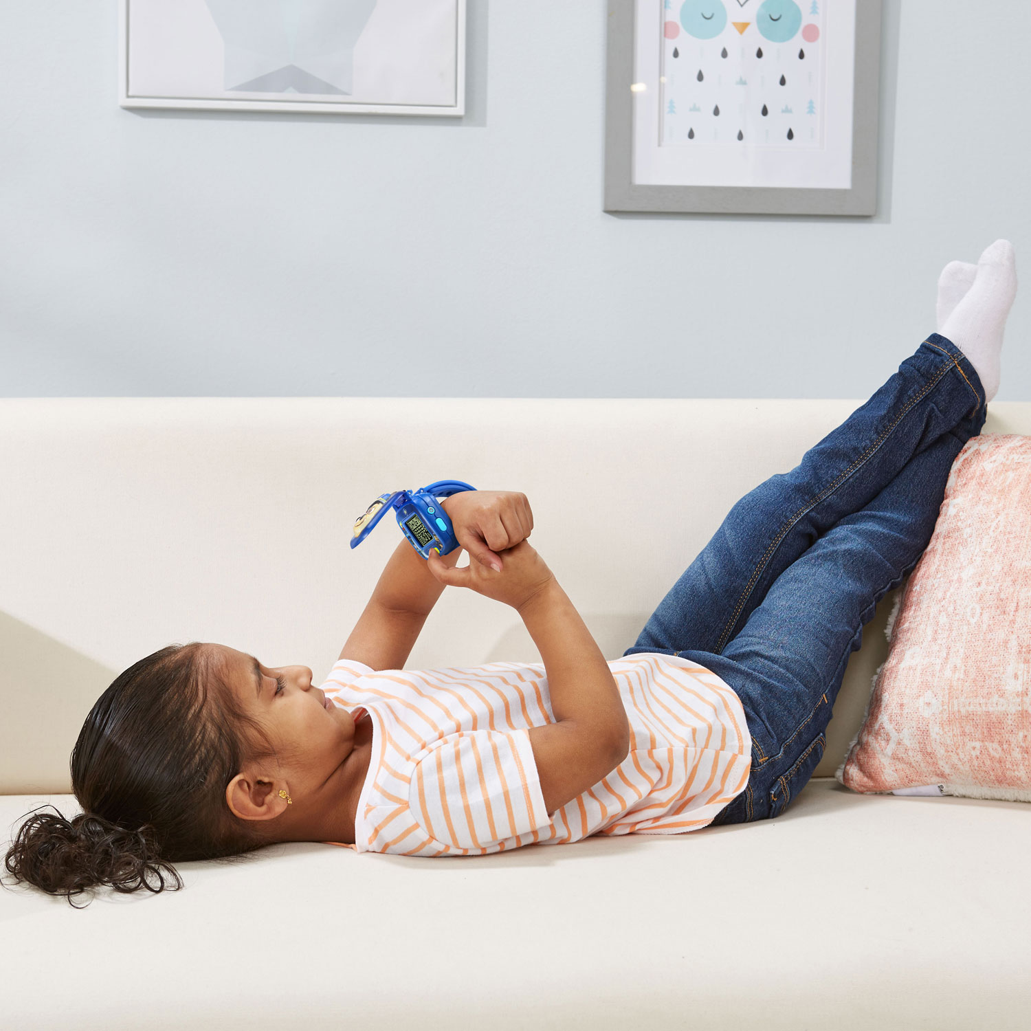 Montre éducative Chase de la Pat'Patrouille de VTech - Bleu - Français