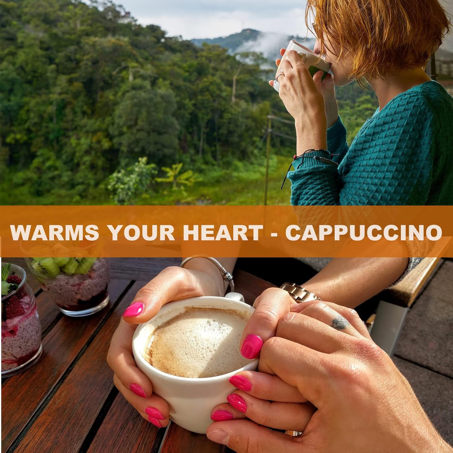 Mousseur à lait portatif, mousseur à lait rechargeable par USB, mousseur à lait portatif réglable pour le chocolat chaud, cappuccinos, laits frappés,