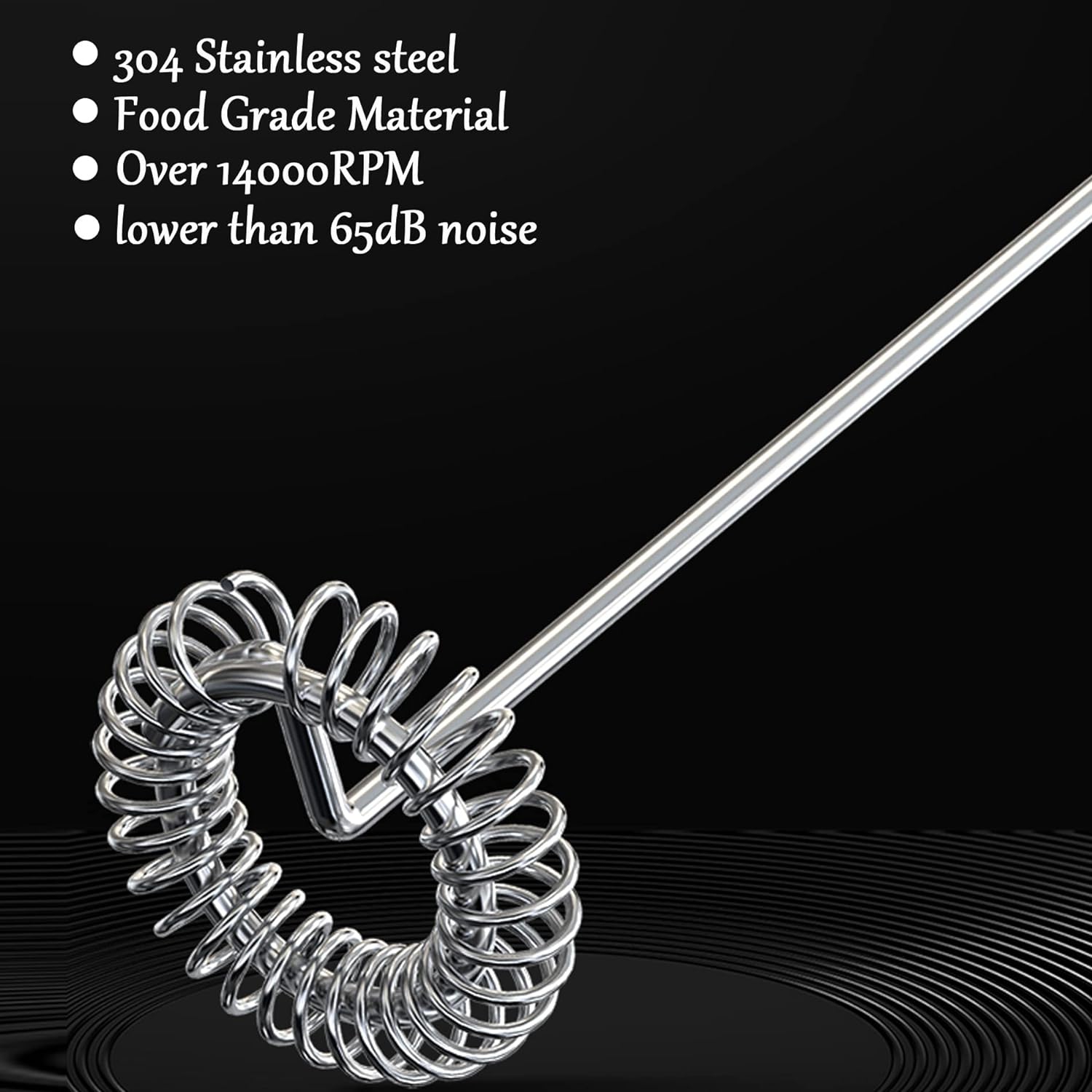 Handheld Milk Coffee Frother,USB-Rechargeable Hand Frother,Adjustable Handheld Milk Frother for Hot Chocolate, Cappuccinos, Milkshakes, Egg Mix,