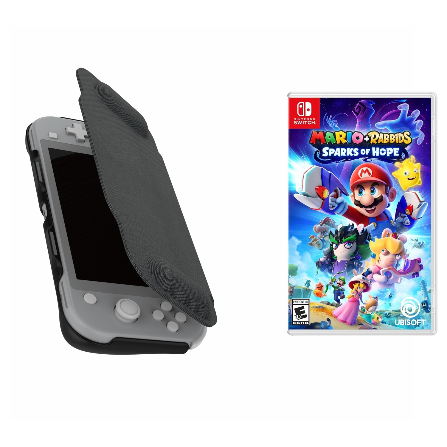 Mario + Rabbids Sparks of Hope Switch with Free Switch Lite Flip Case