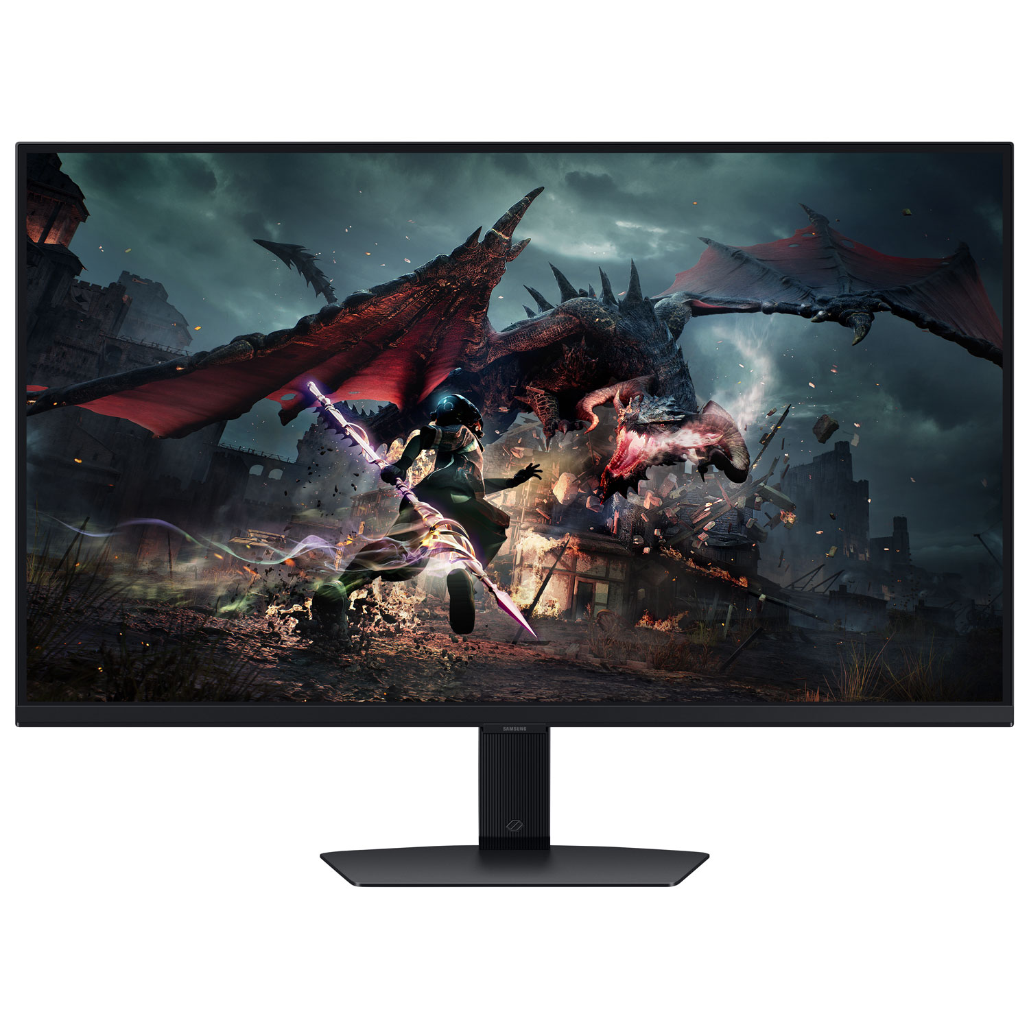 Samsung Odyssey G5 27" WQHD 180Hz 1ms GTG IPS LCD G-Sync/FreeSync Gaming Monitor - Black