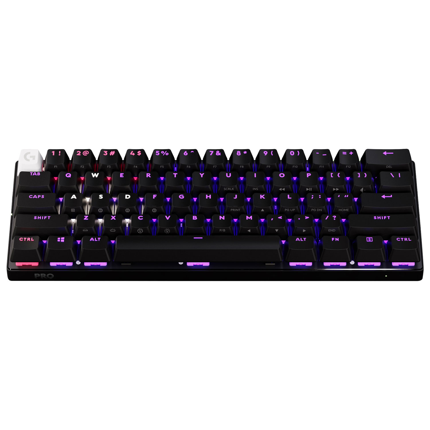 Logitech PRO X 60 LIGHTSPEED Wireless Backlit Mechanical GX Optical Linear Gaming Keyboard - Black - En