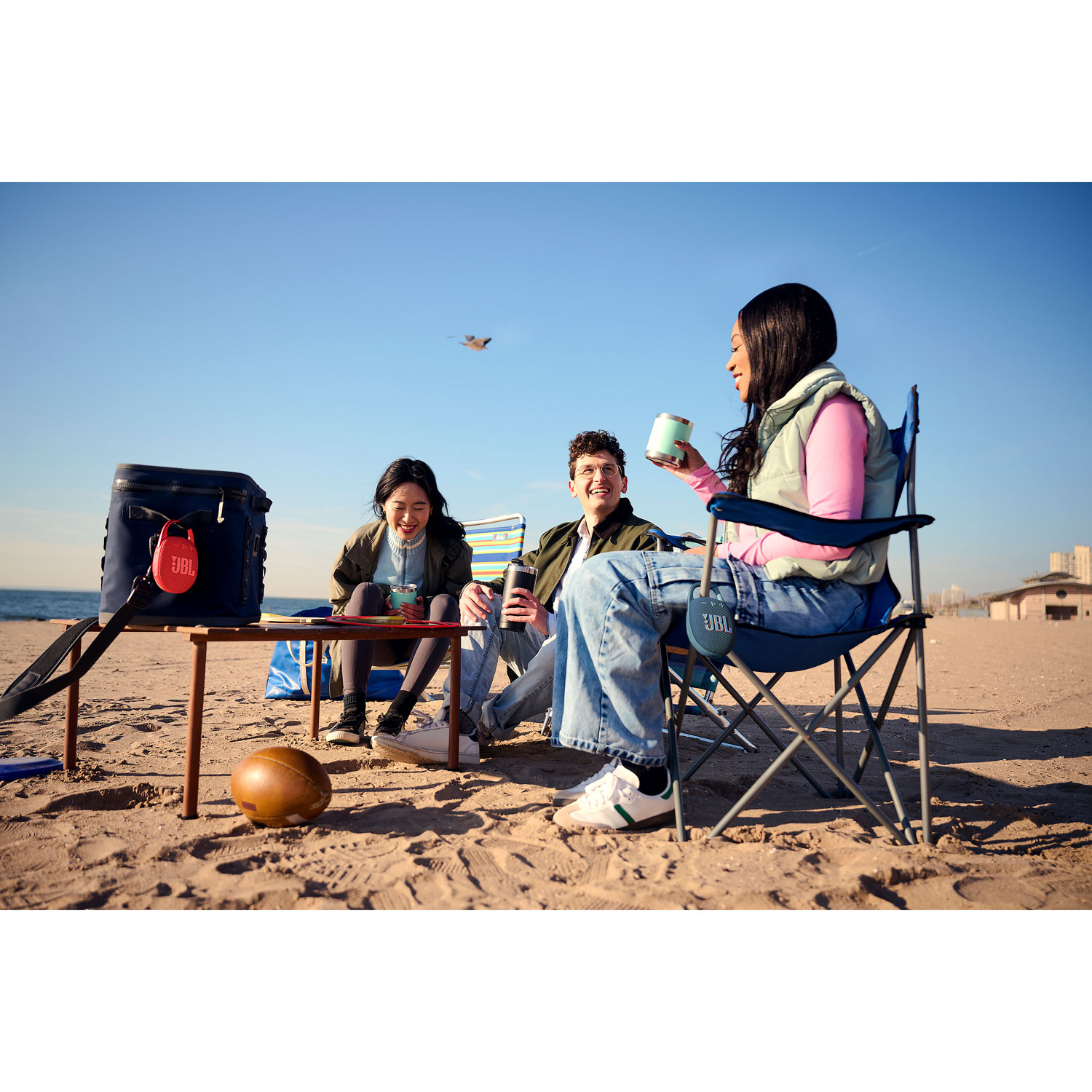 JBL Clip 5 Waterproof Bluetooth Wireless Speaker - Red