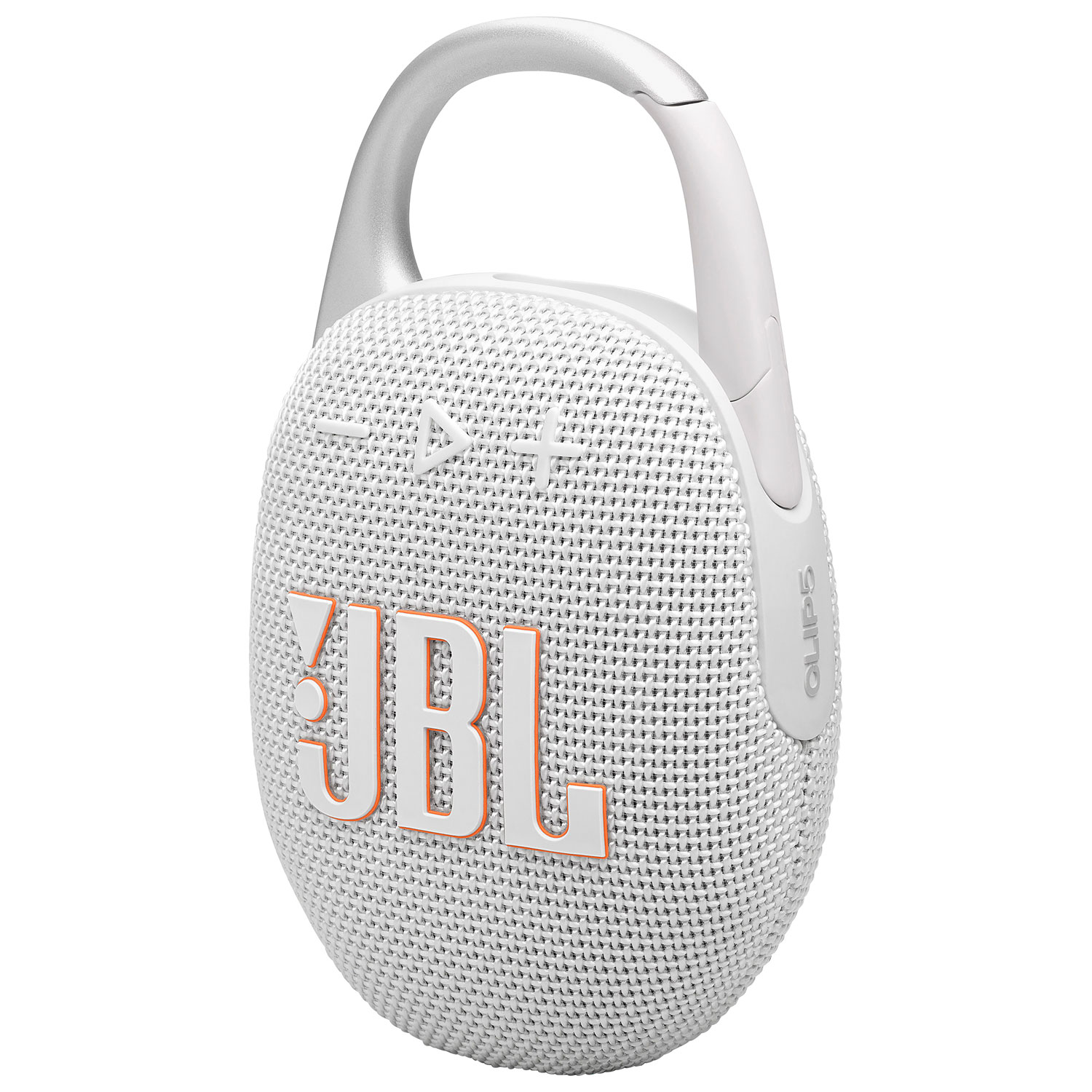 JBL Clip 5 Waterproof Bluetooth Wireless Speaker - White