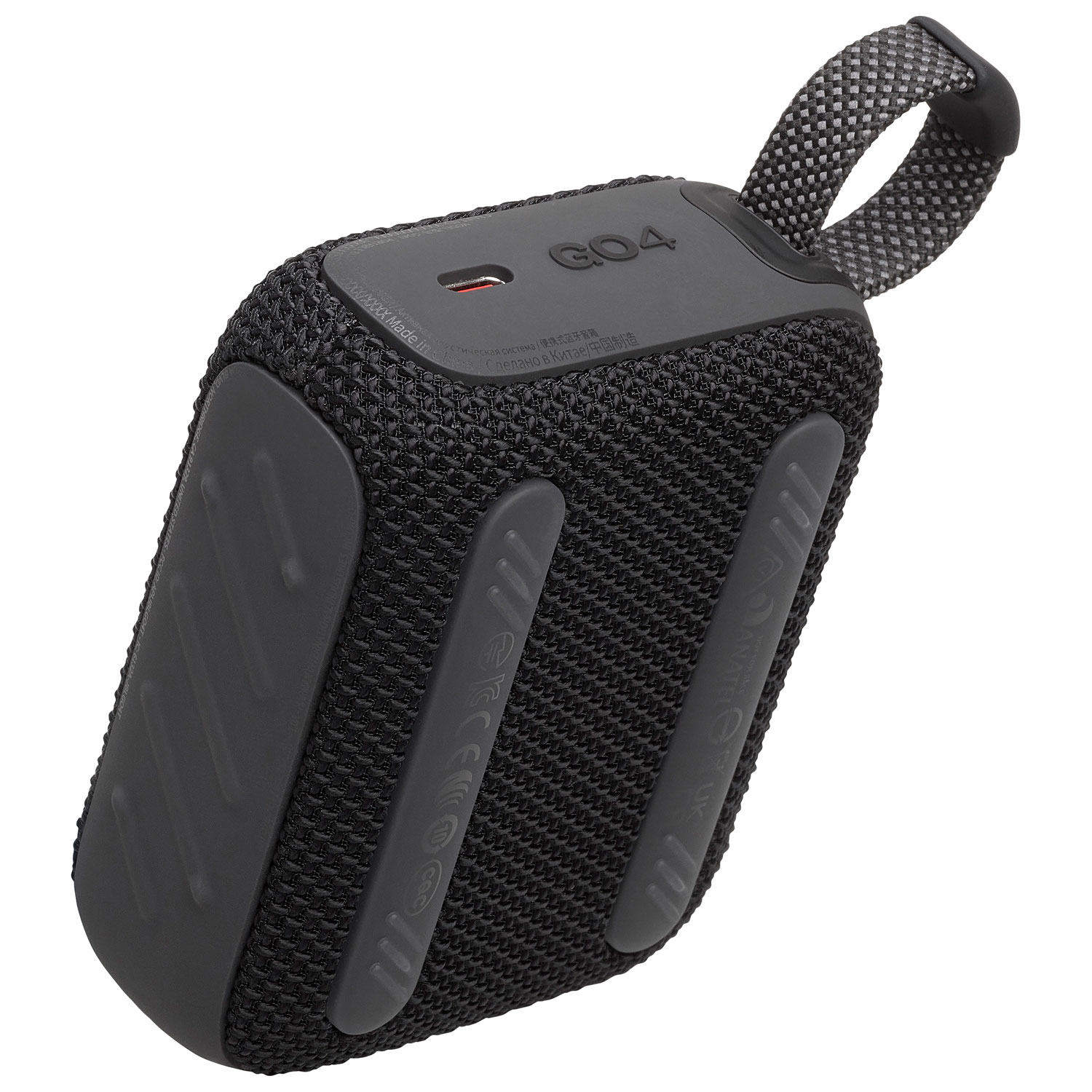 JBL Go 4 Waterproof Bluetooth Wireless Speaker - Black