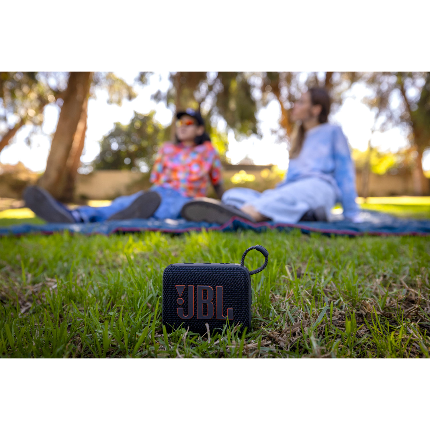 JBL Go 4 Waterproof Bluetooth Wireless Speaker - Black