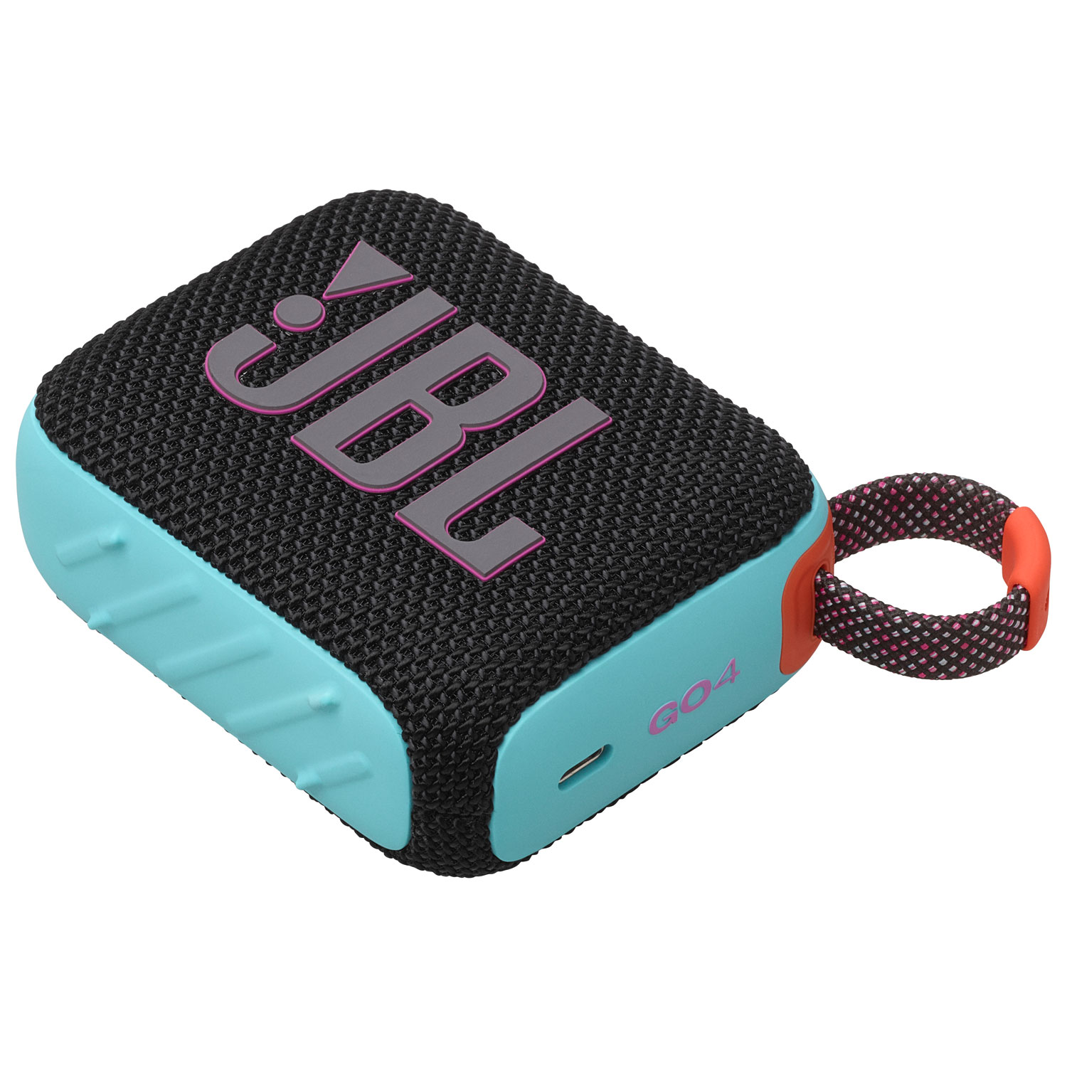 JBL Go 4 Waterproof Bluetooth Wireless Speaker - Funky Black