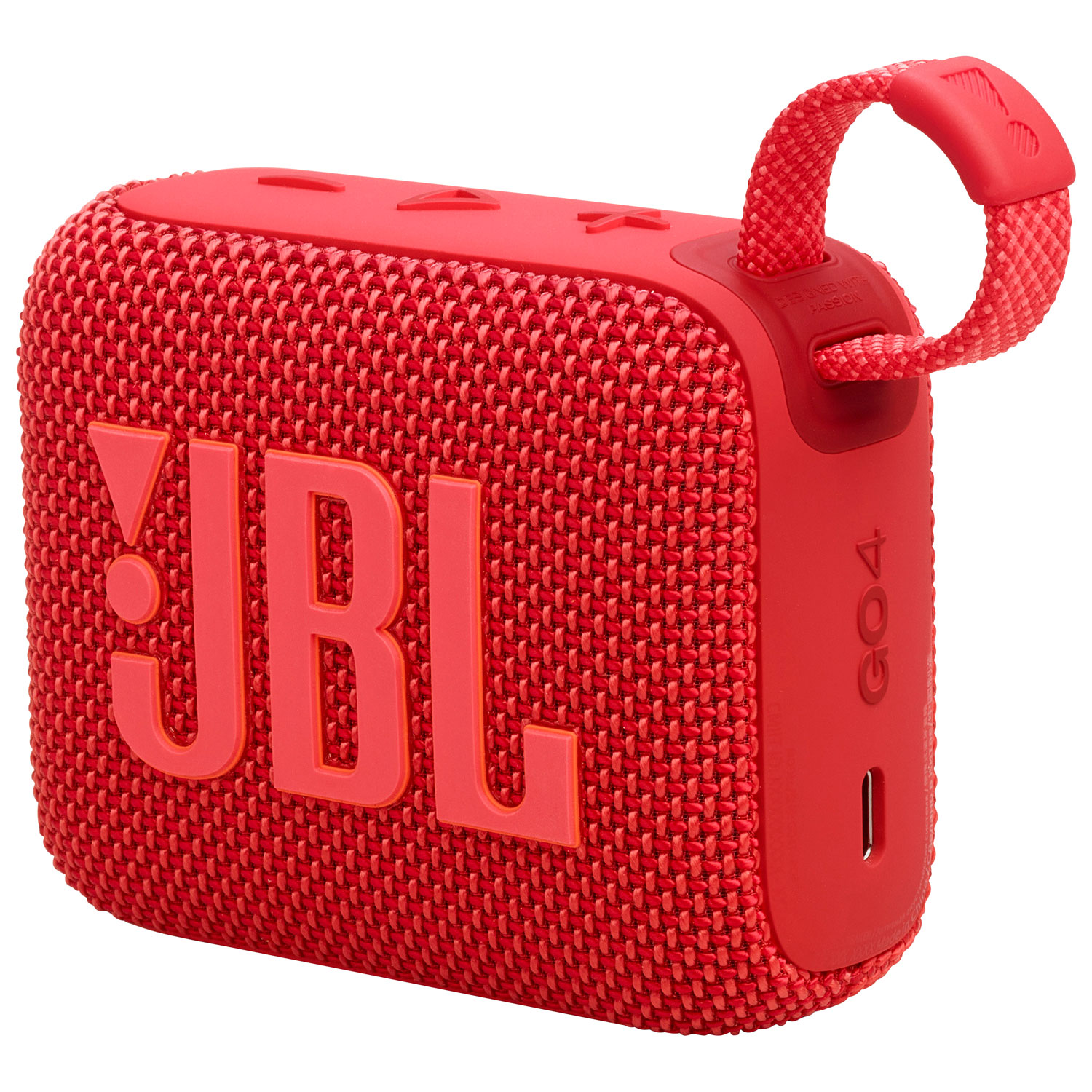 JBL Go 4 Waterproof Bluetooth Wireless Speaker - Red