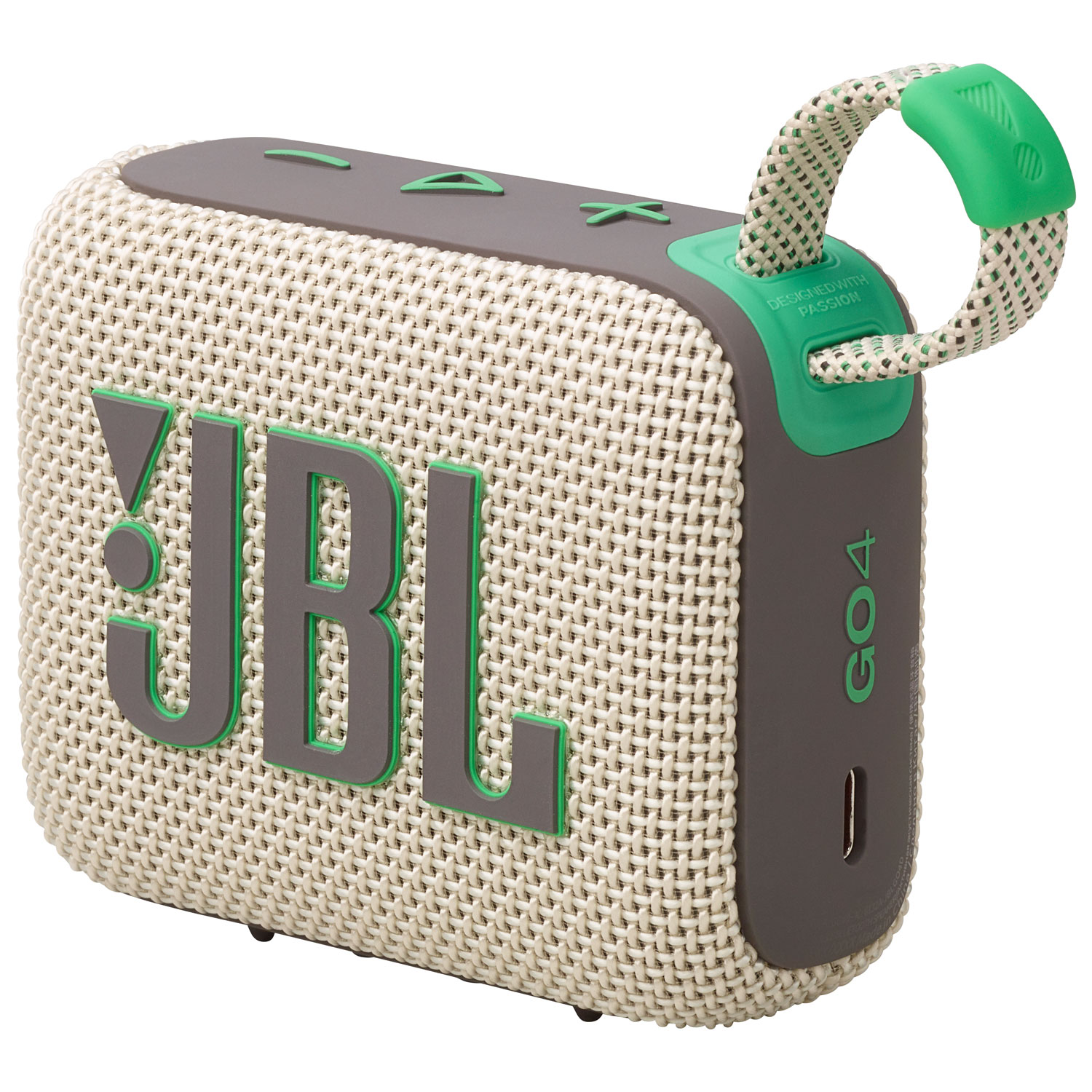 JBL Go 4 Waterproof Bluetooth Wireless Speaker - Sand