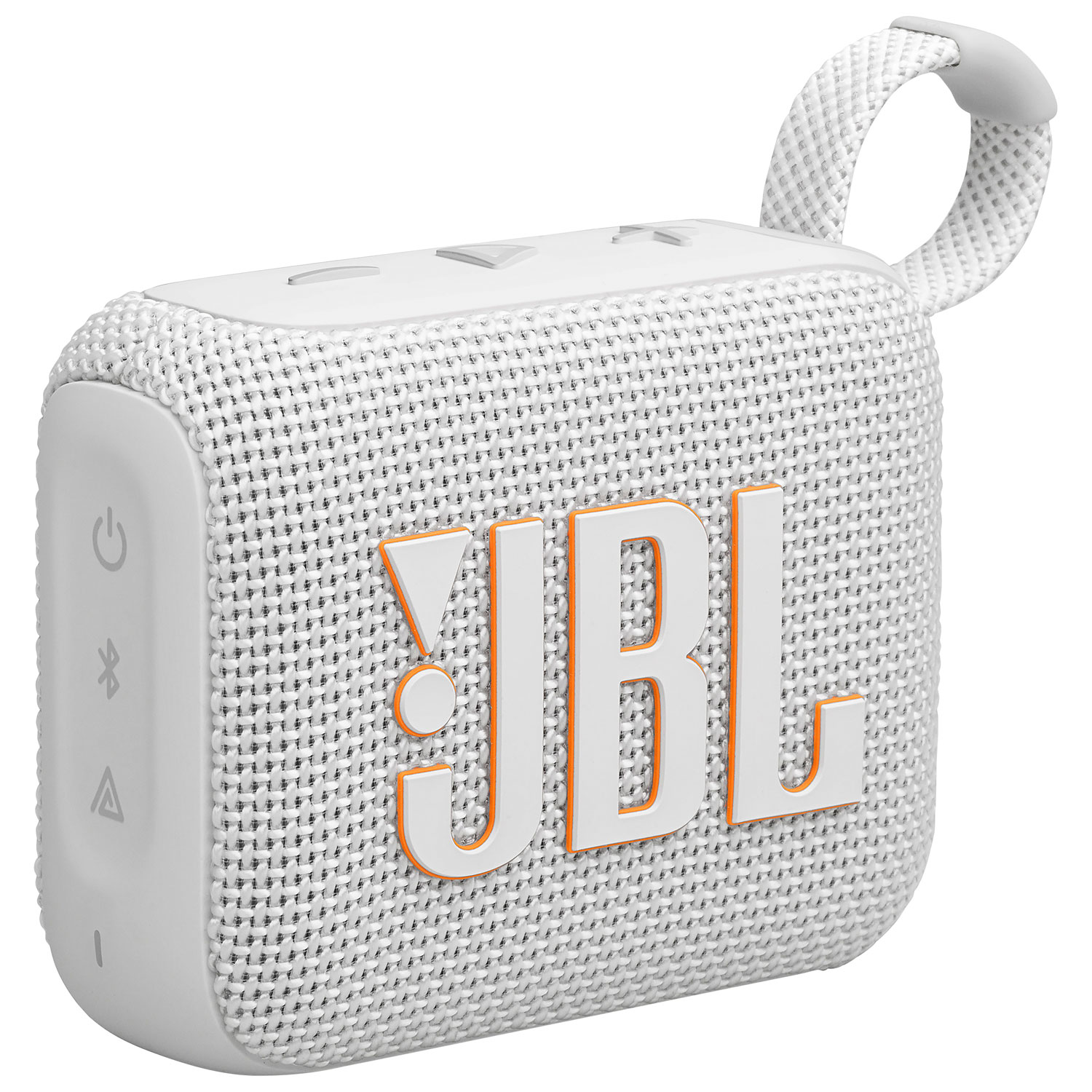 JBL Go 4 Waterproof Bluetooth Wireless Speaker - White