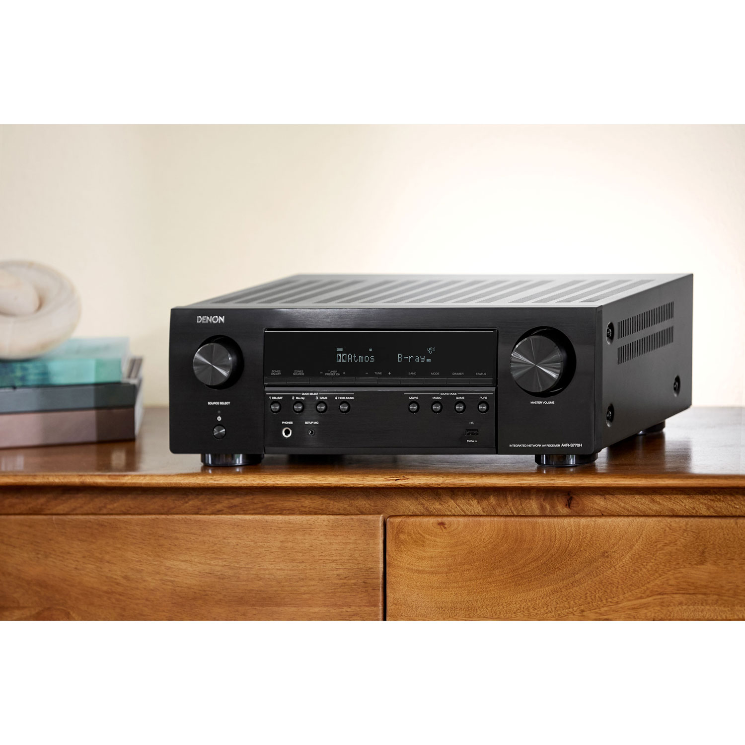 Récepteur AV réseau Ultra HD 4K 7.2 canaux AVR-S770H de Denon