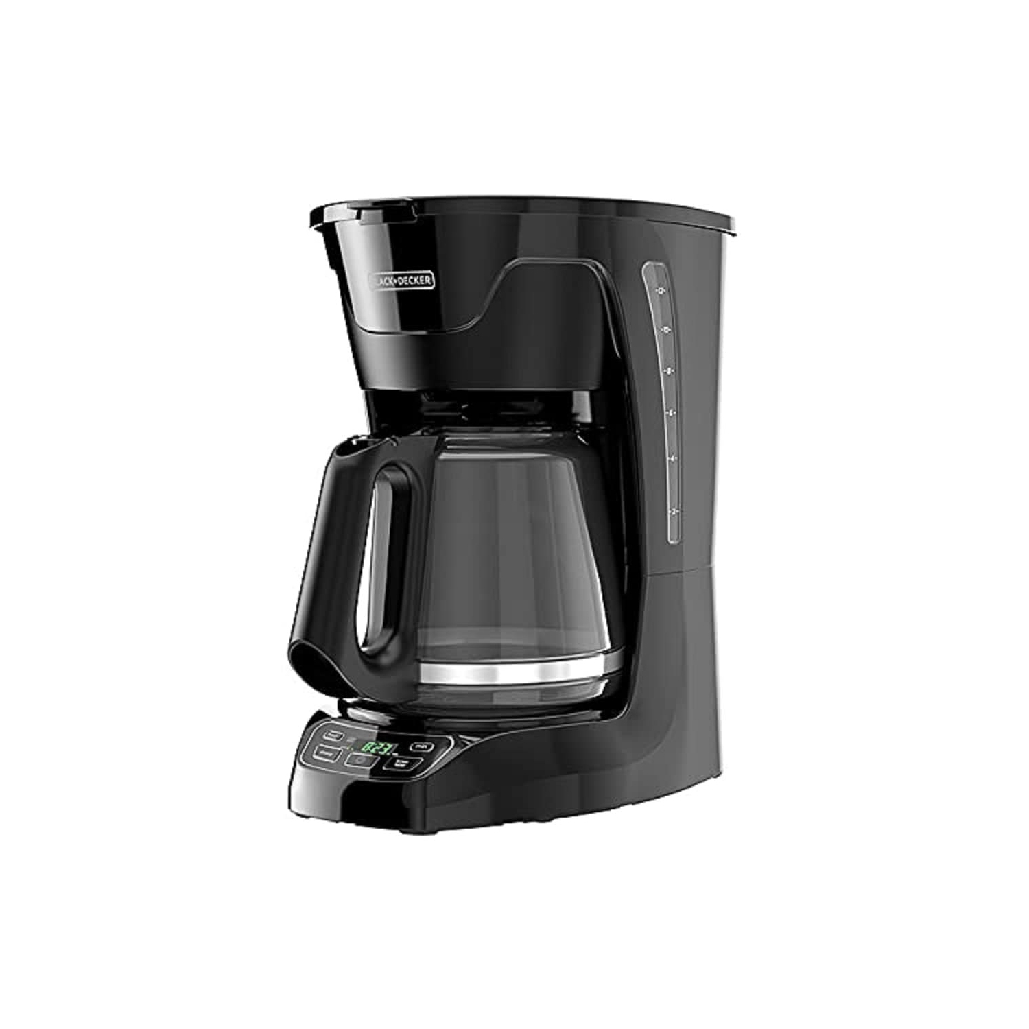 Programmable Digital Coffeemaker,12-Cup Coffee Machine, Black