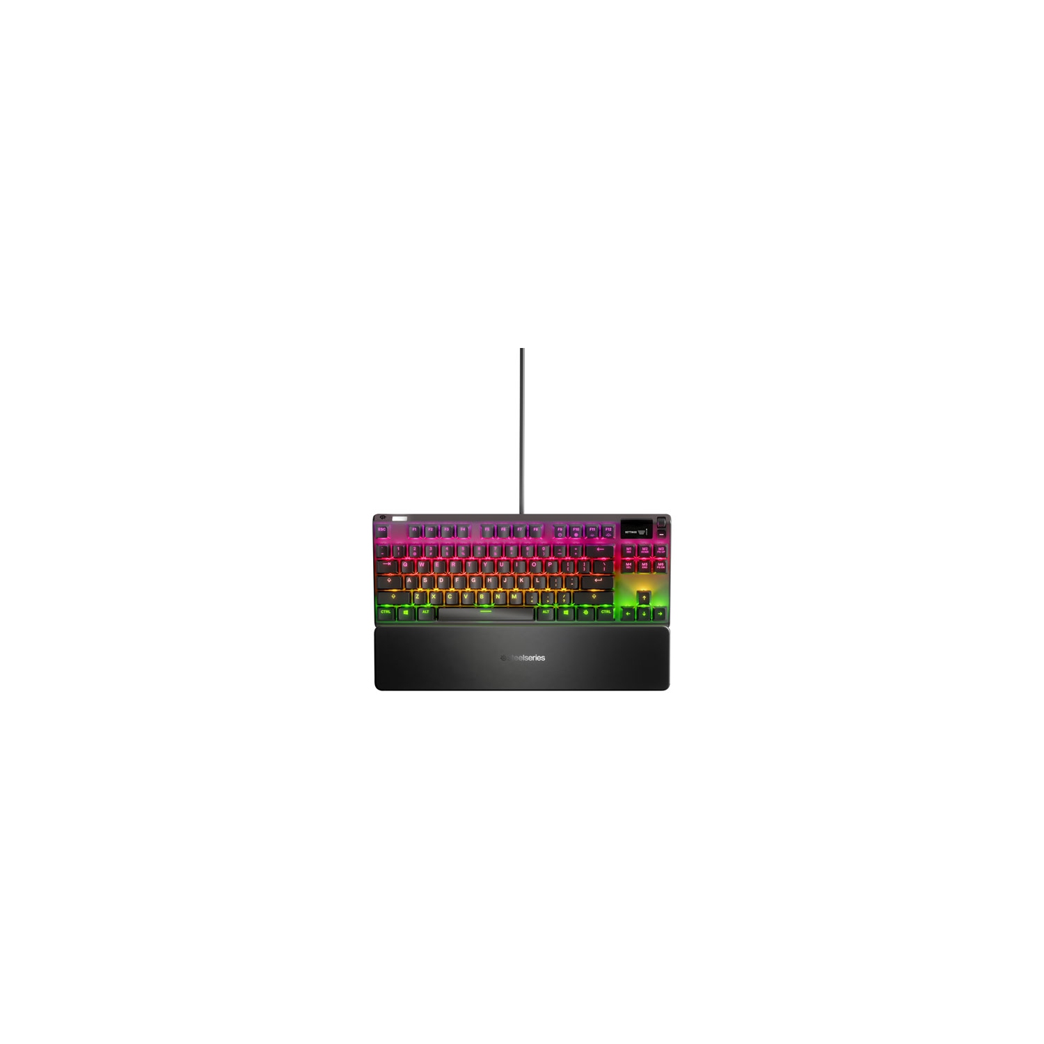 Open Box - SteelSeries Apex 7 TKL Backlit Mechanical Red Gaming Keyboard