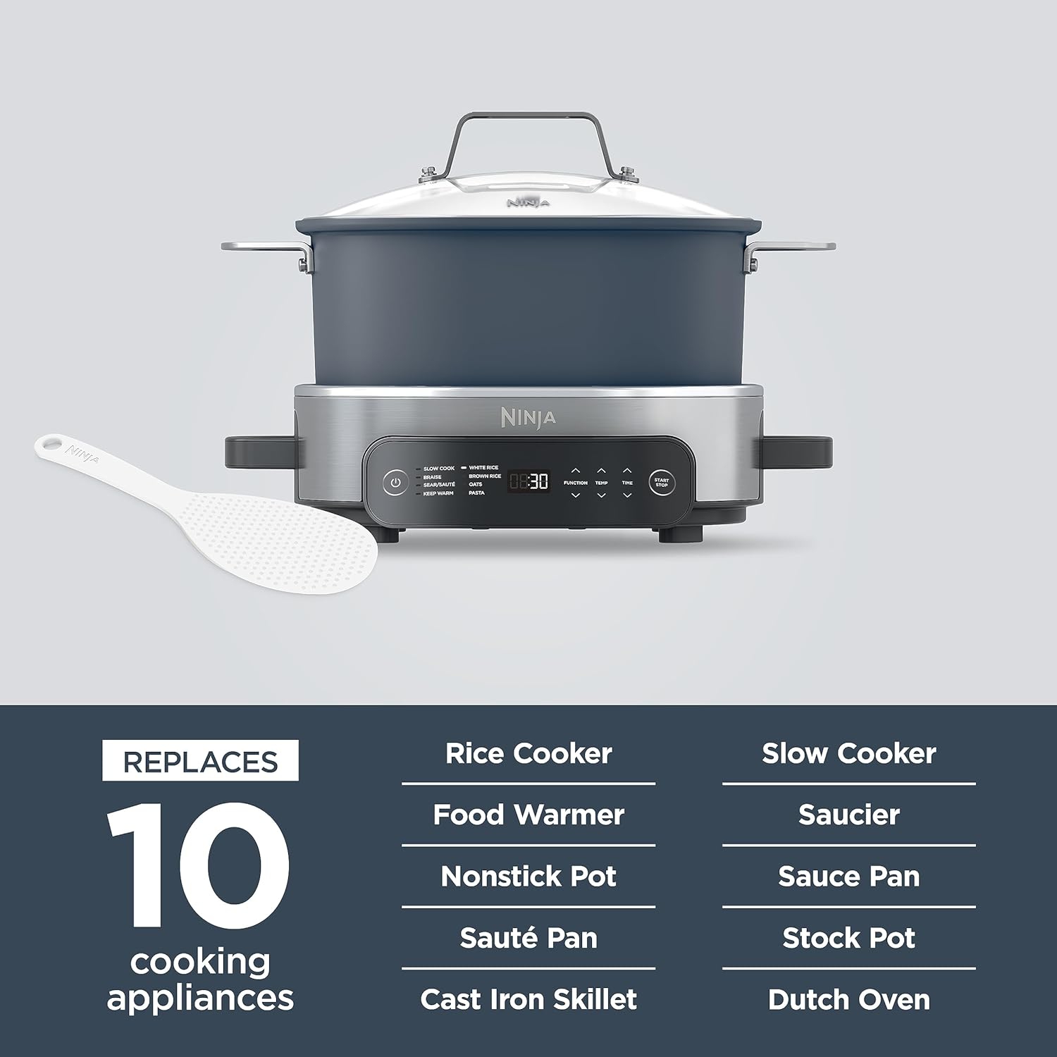 Ninja Foodi PossibleCooker 6.5qts—the everyday PossibleCooker™ that replaces 10 cooking appliances and tools