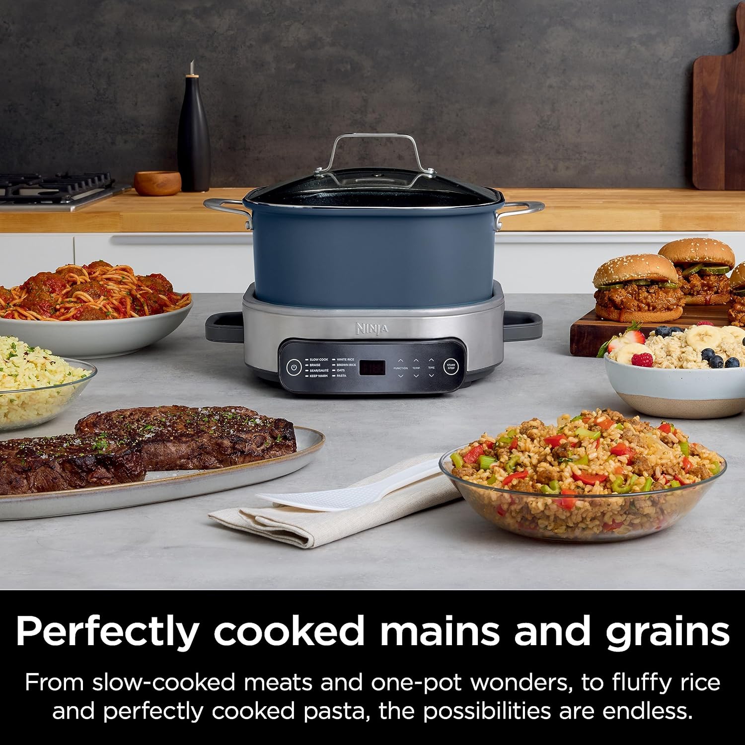 Ninja Foodi PossibleCooker 6.5qts—the everyday PossibleCooker™ that replaces 10 cooking appliances and tools
