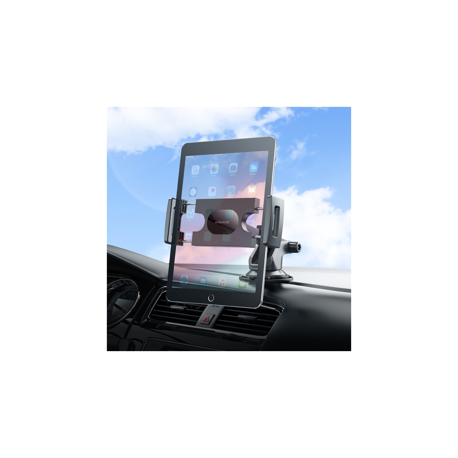 BOROFONE BH100 Universal Dashboard / Windshield Magnetic Sticky Suction Cup Car Cell Phone Mount Holder for iPhone Samsung Smartphones