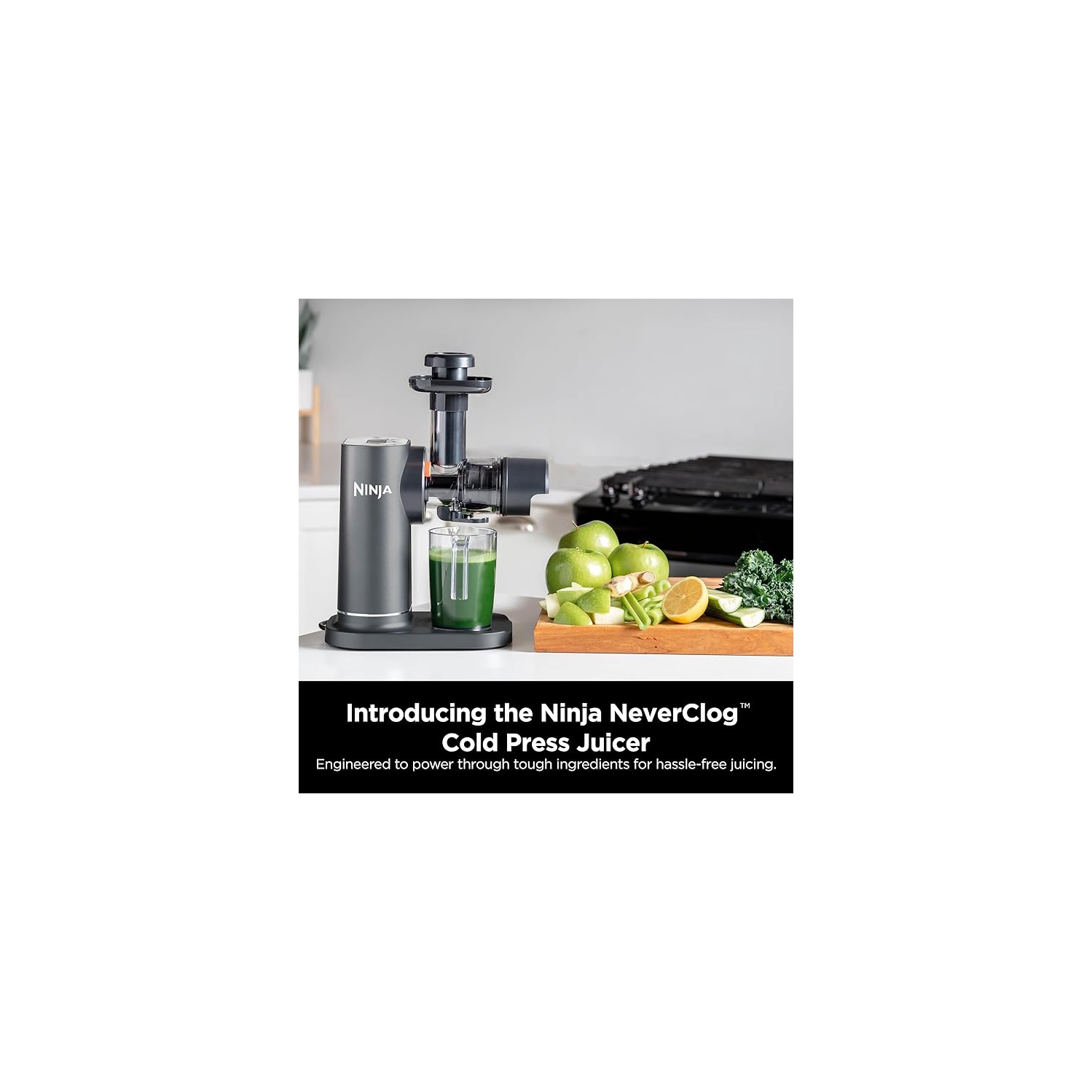 Boîte ouverte - centrifugeuse à extraction à froid NeverClog JC151 de Ninja