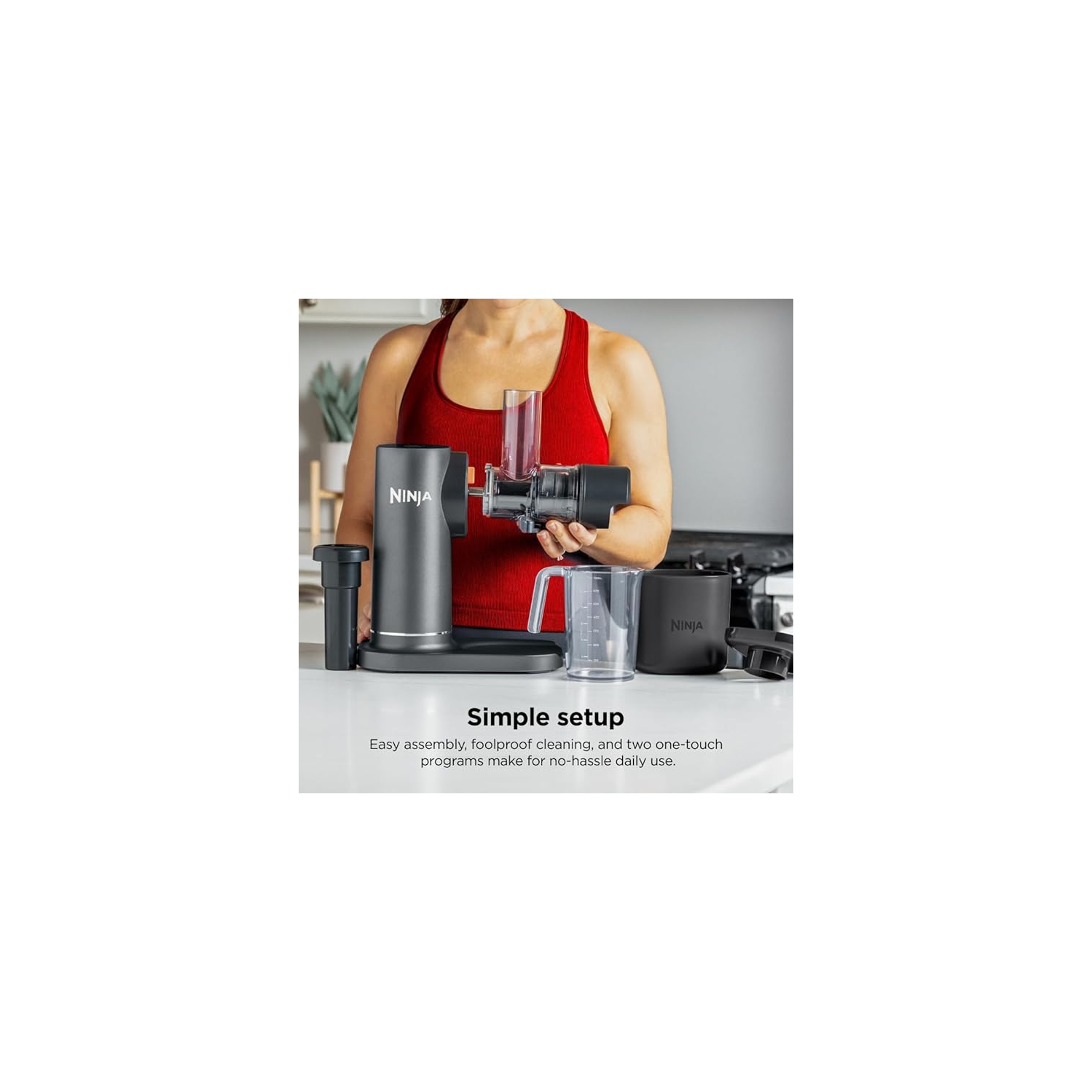 Boîte ouverte - centrifugeuse à extraction à froid NeverClog JC151 de Ninja