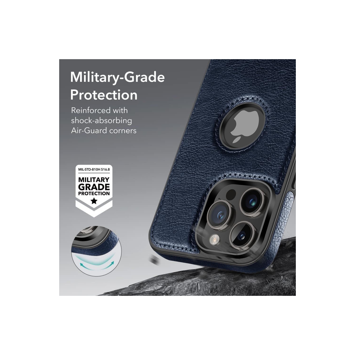 Leather Phone Case for iPhone 15 PRO MAX, Back Cover Hi Quality Premium Leather Cover Case - FREE SHIPPING