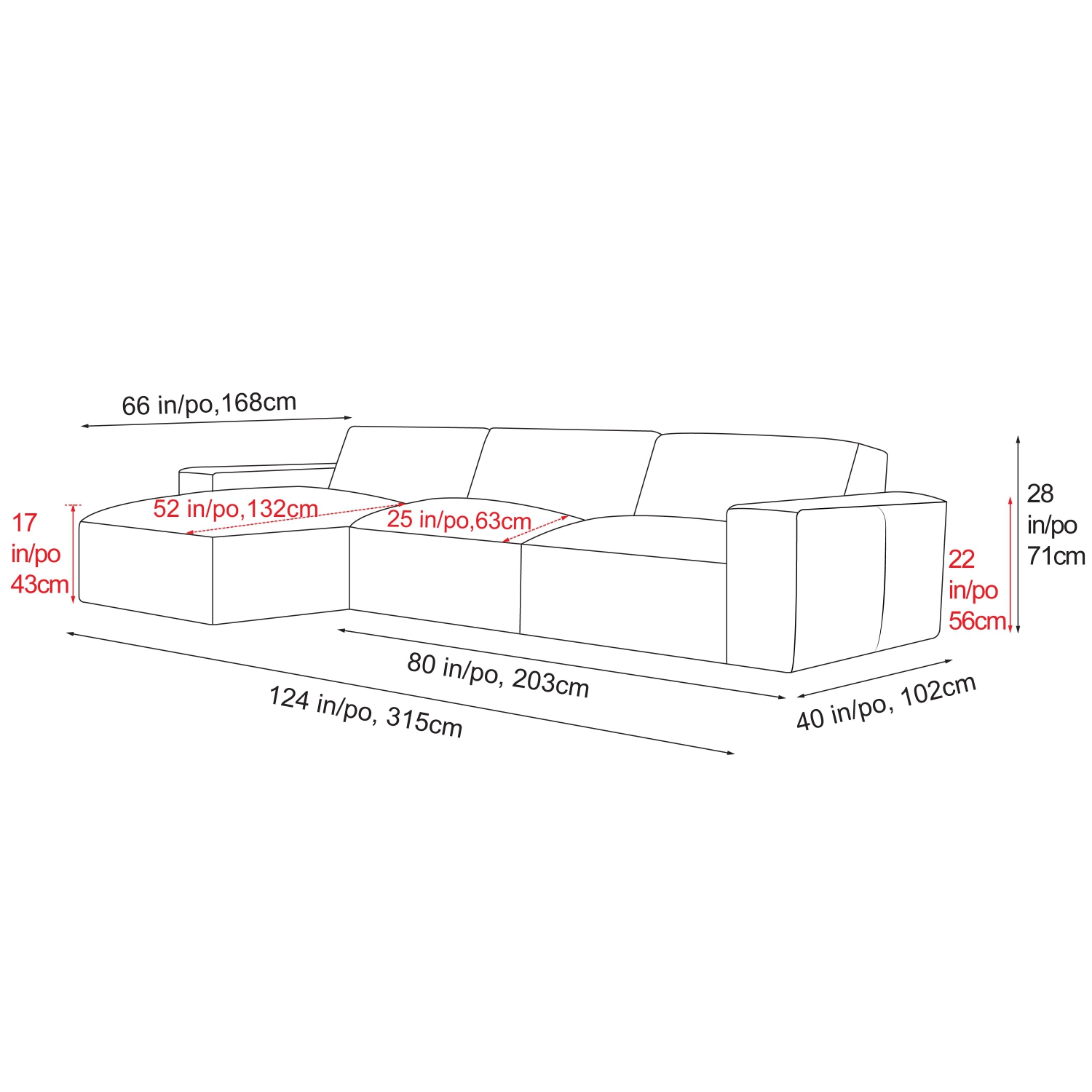 Valencia Nathan Aniline Nappa 11000 cuir pleine fleur Modular Brun caramel 3 places et canapé chaises gauche