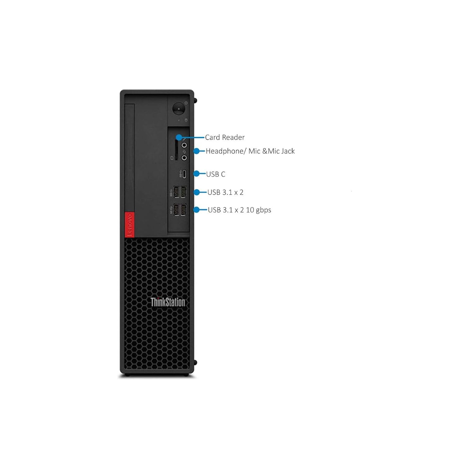 Refurbished LENOVO ThinkStation P330, SFF Intel UHD Graphics 630,i7-8700, 32GB, 256GB, PCIe, 2 Years Warranty, 100797-20978