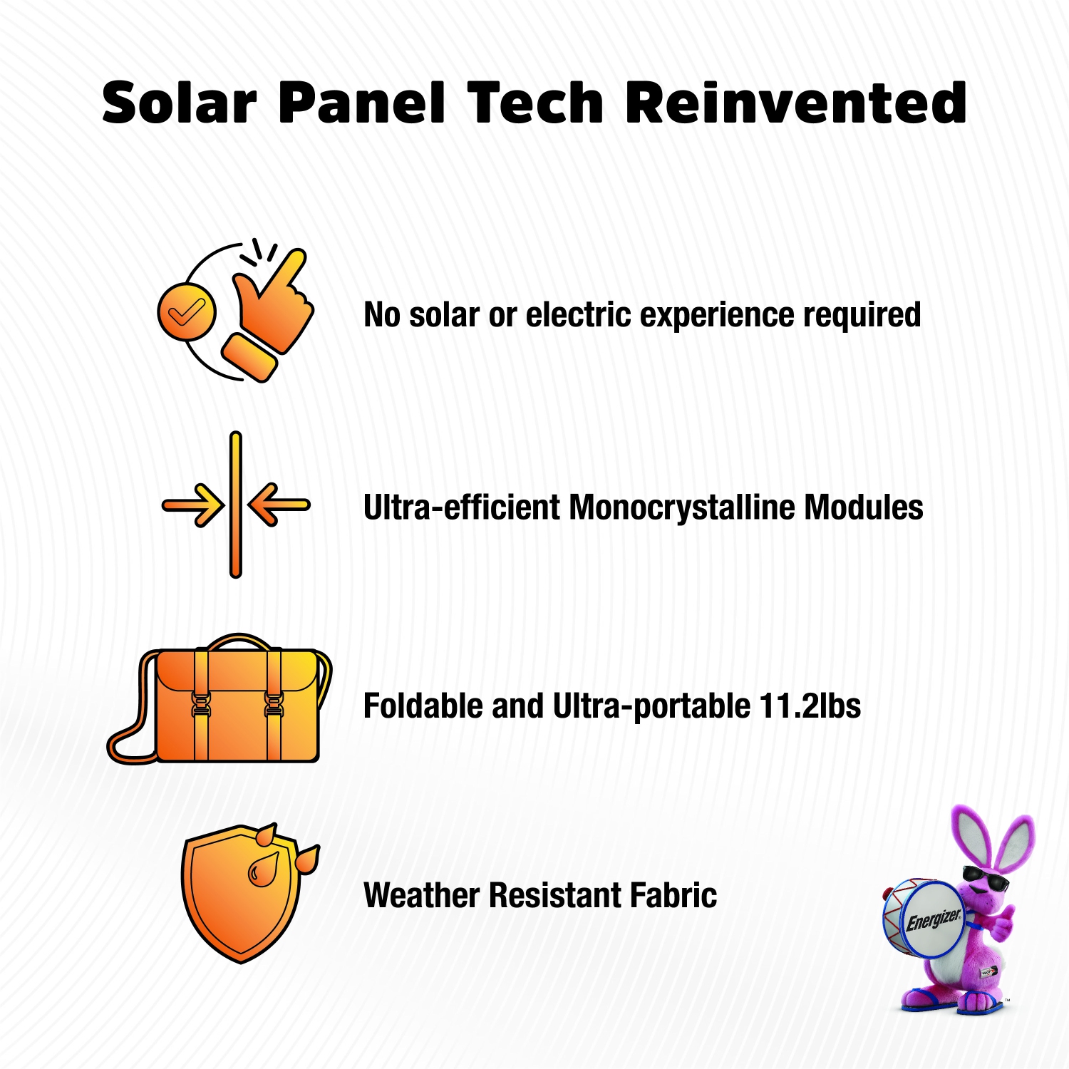 Energizer 120-Watt Foldable Portable Solar Panel