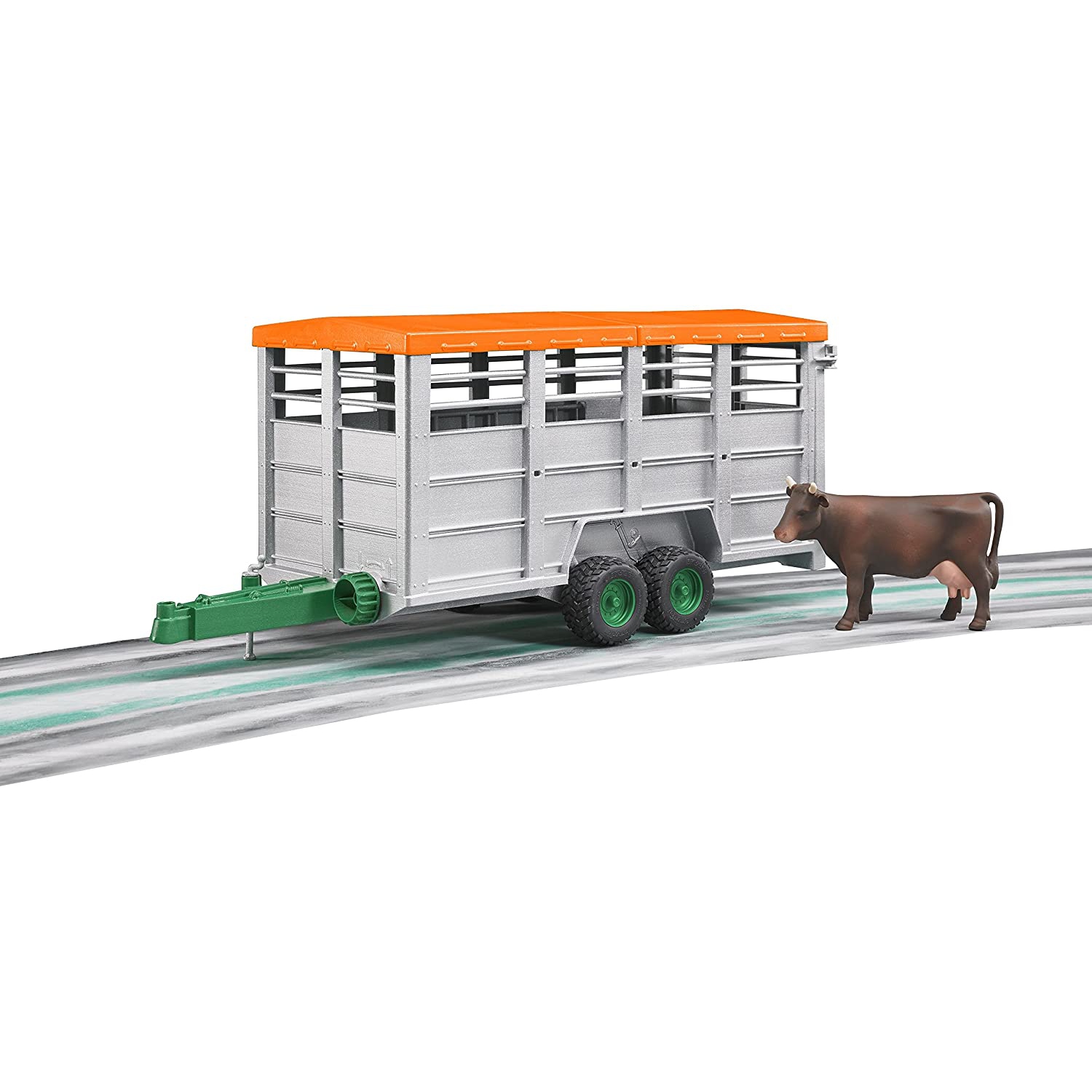 Livestock Trailer with 1 Cow