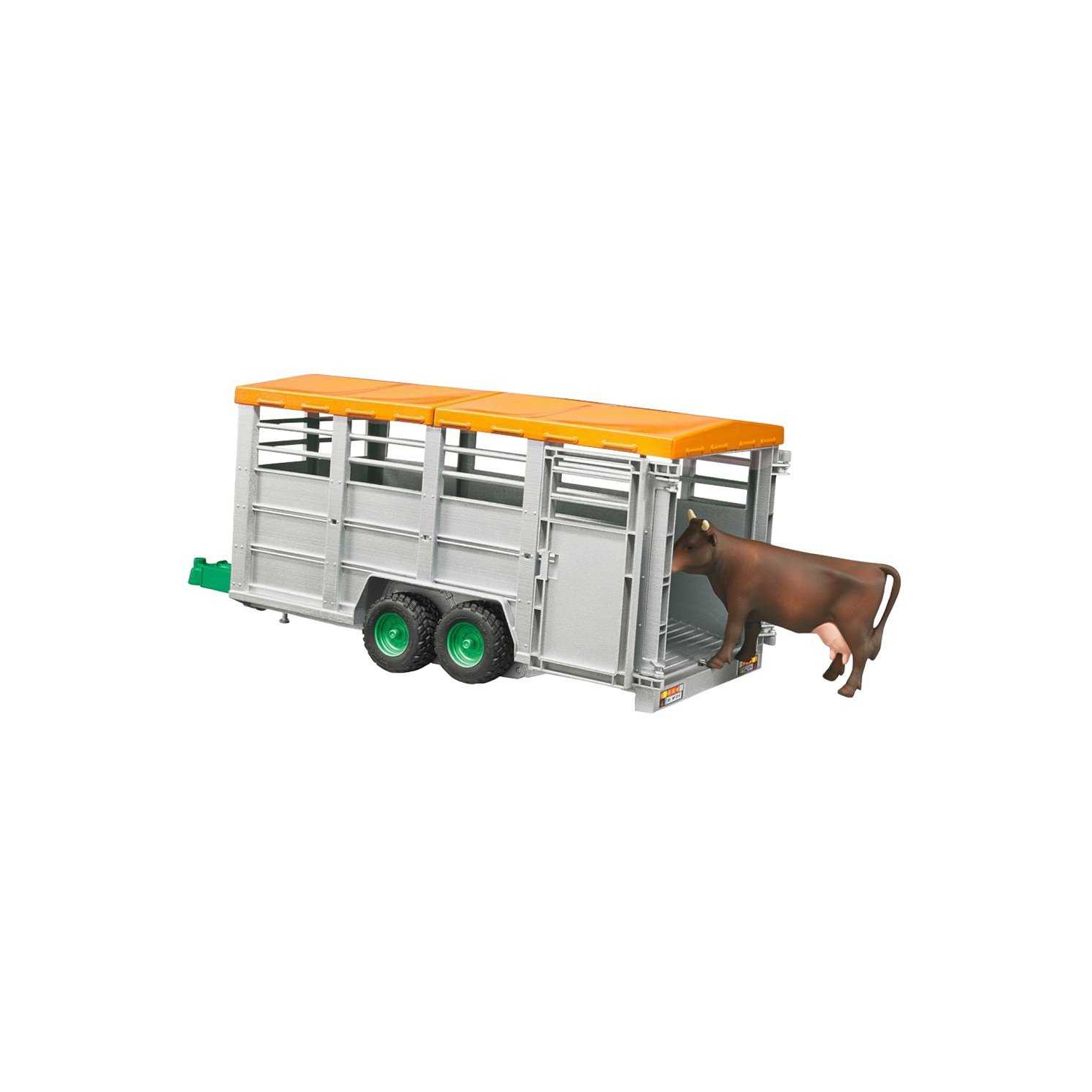 Livestock Trailer with 1 Cow