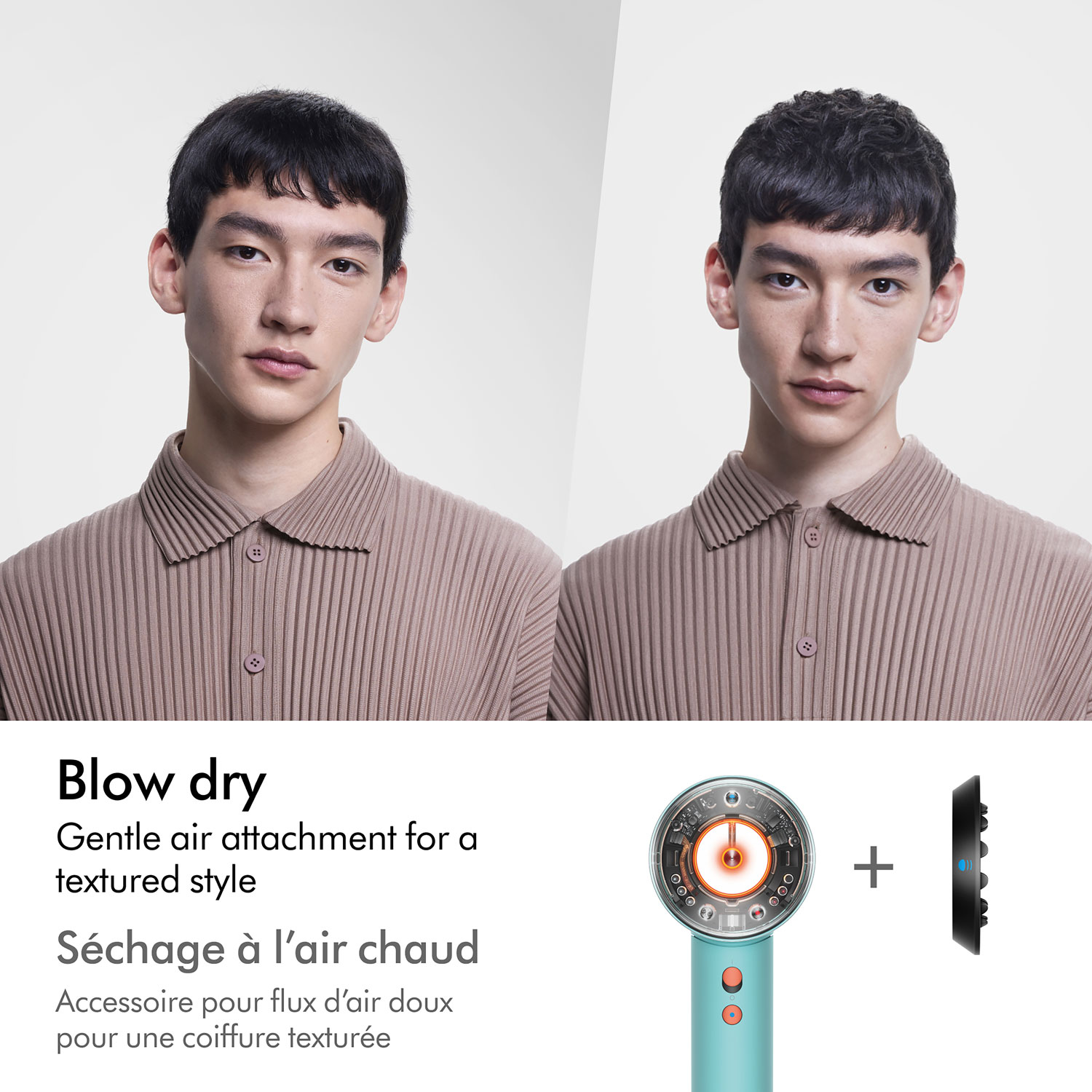 Sèche-cheveux Supersonic Nural de Dyson avec capteur intelligent - Céramique patinée/Topaze