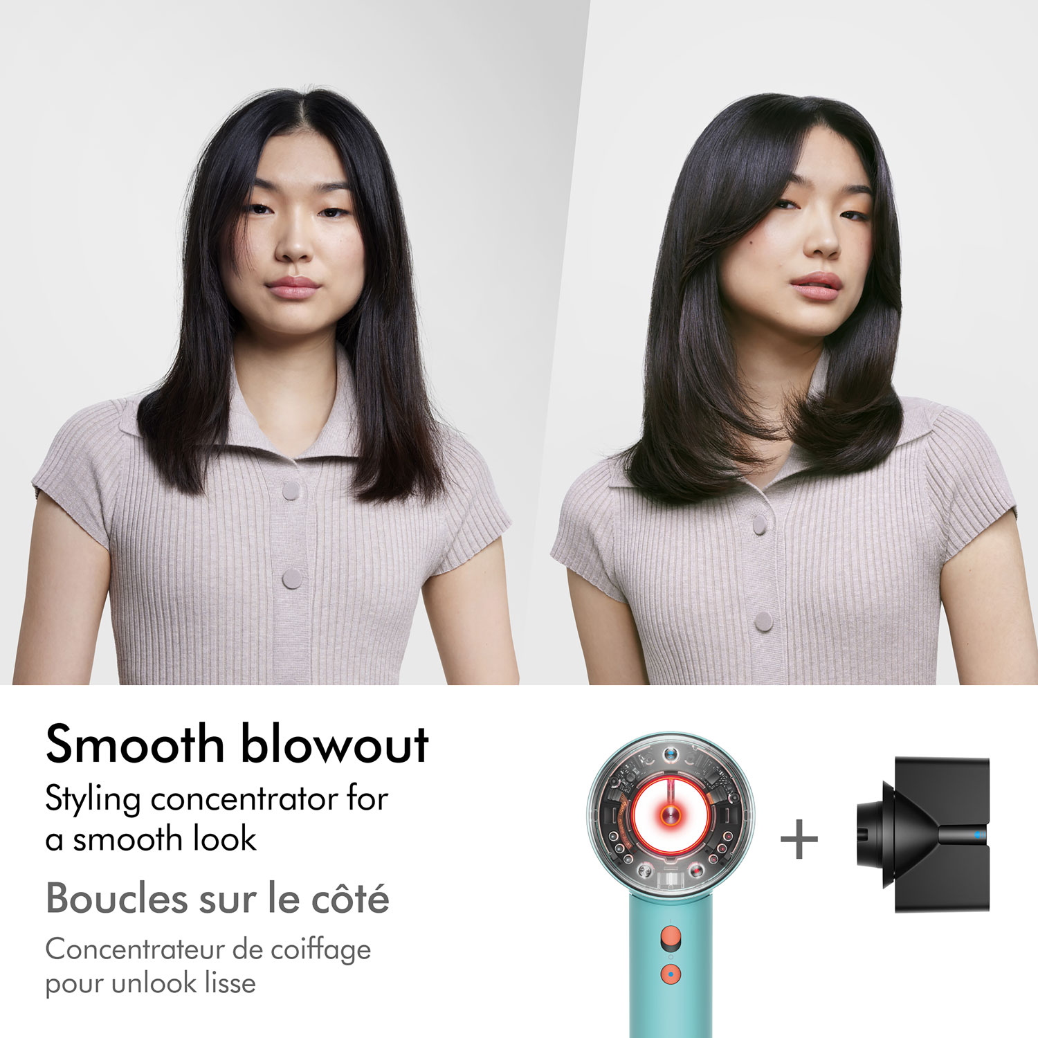 Sèche-cheveux Supersonic Nural de Dyson avec capteur intelligent - Céramique patinée/Topaze
