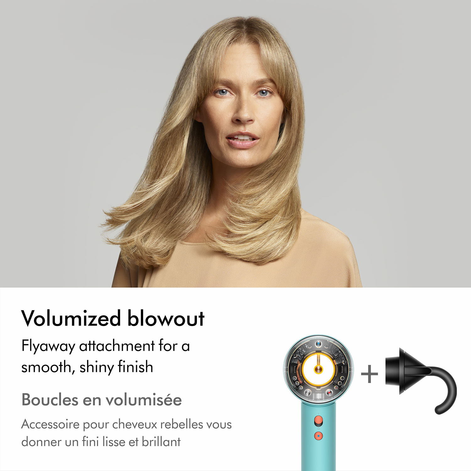 Sèche-cheveux Supersonic Nural de Dyson avec capteur intelligent - Céramique patinée/Topaze